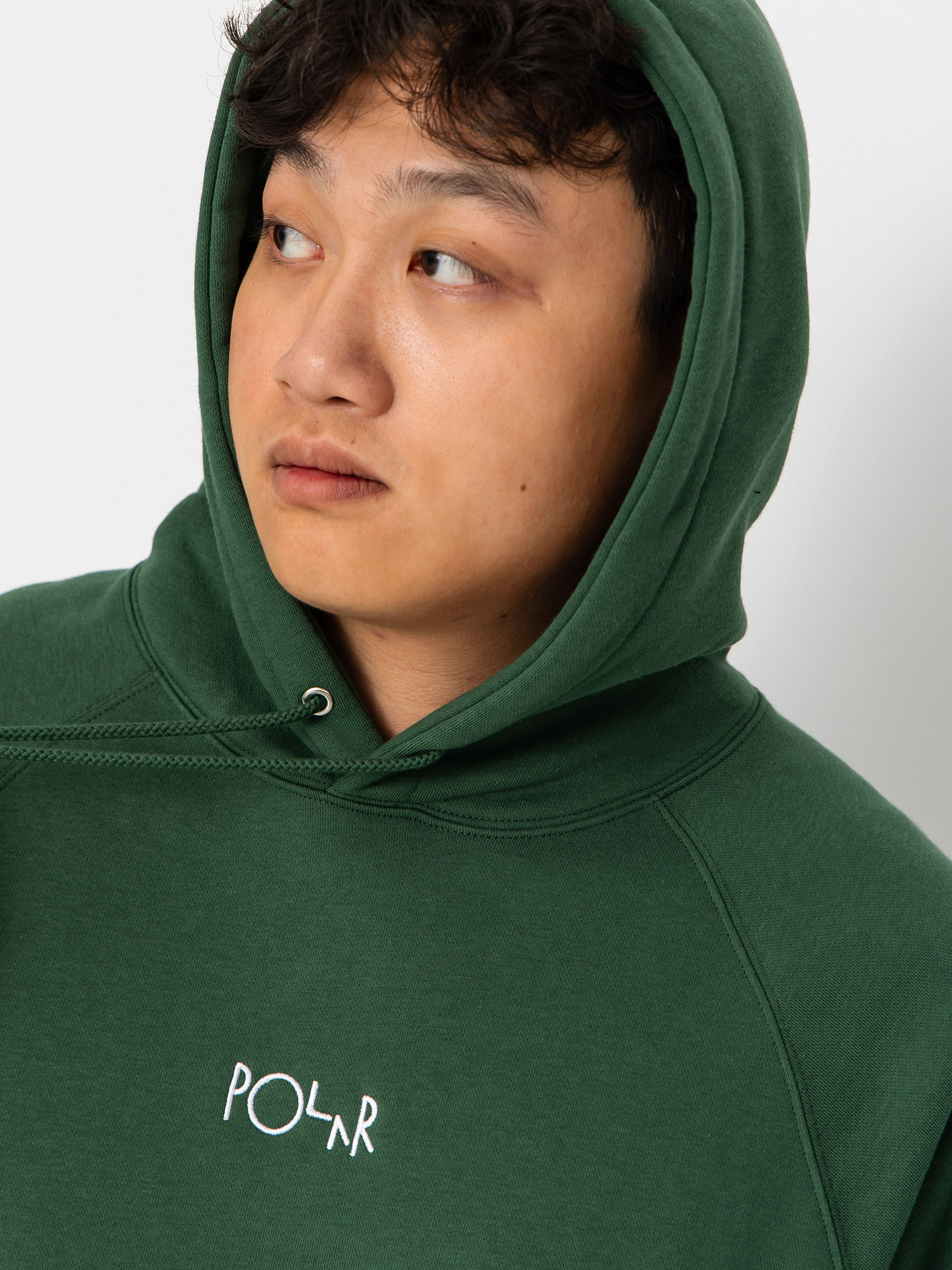 Mikina s kapucňou Polar Skate Default HD (forest green)