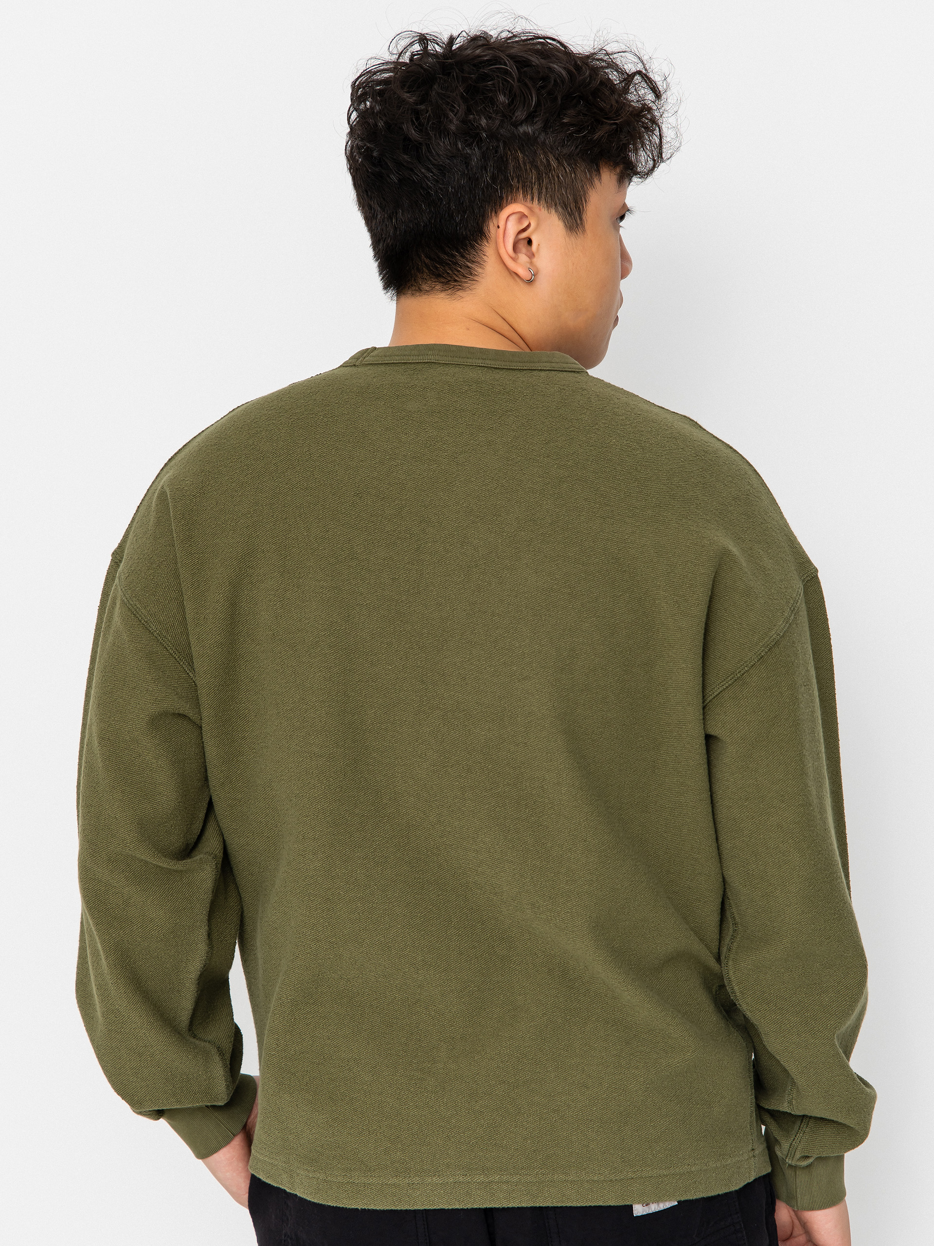Sveter Polar Skate Reversed (army green)