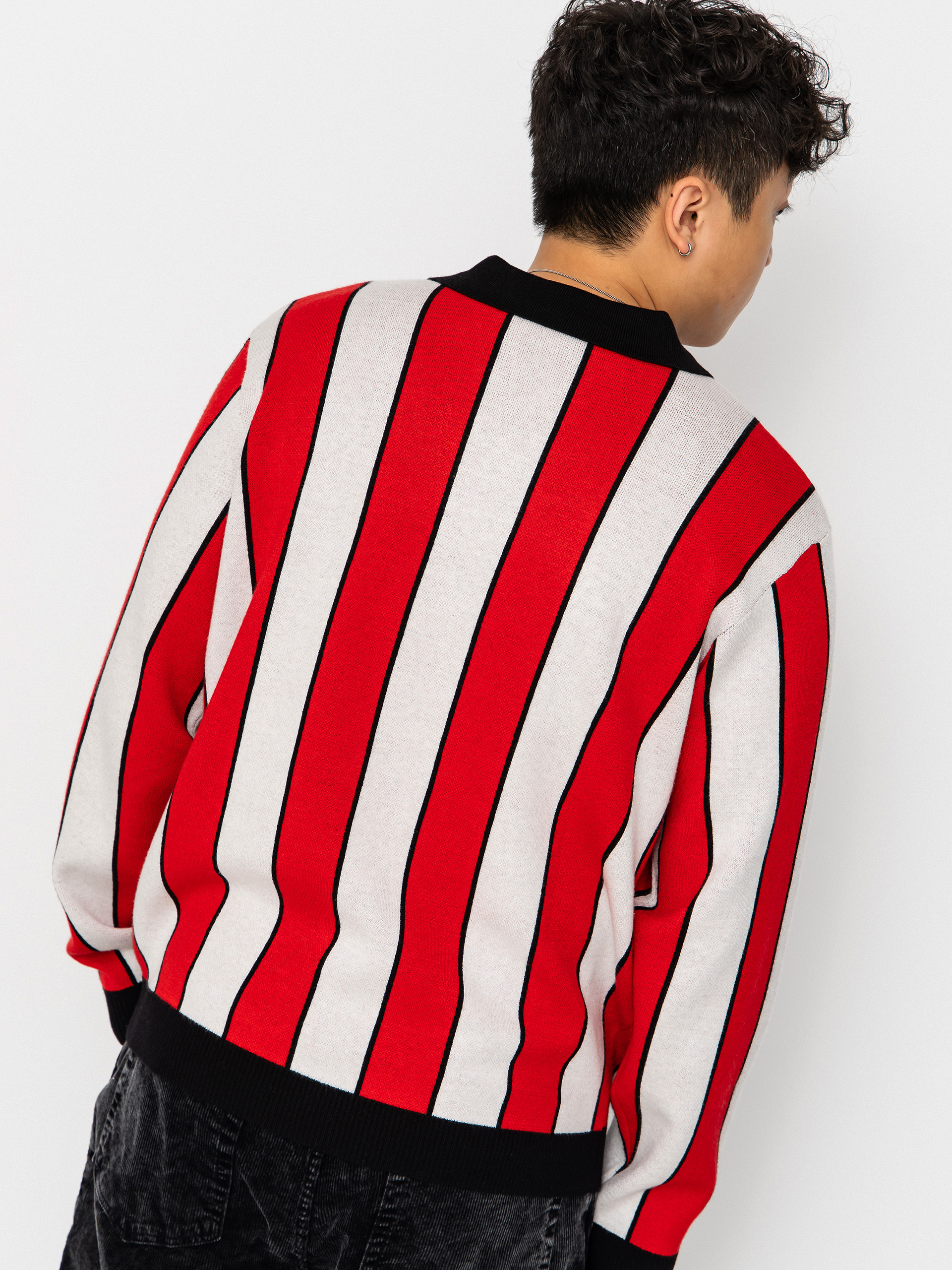 Sveter HUF Midfield Jersey (red)