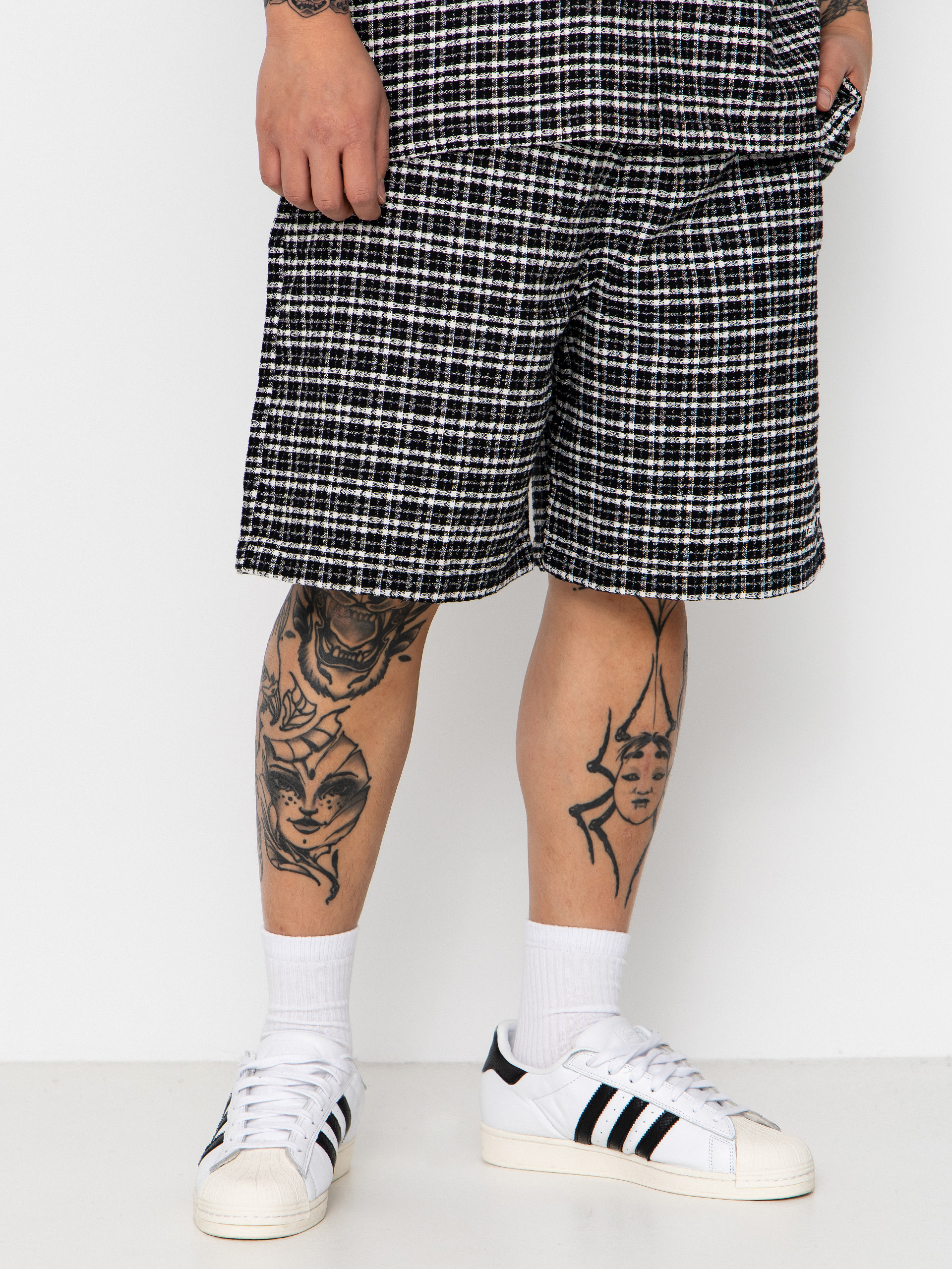 Kraťasy Carhartt WIP Kander (kander check/black)