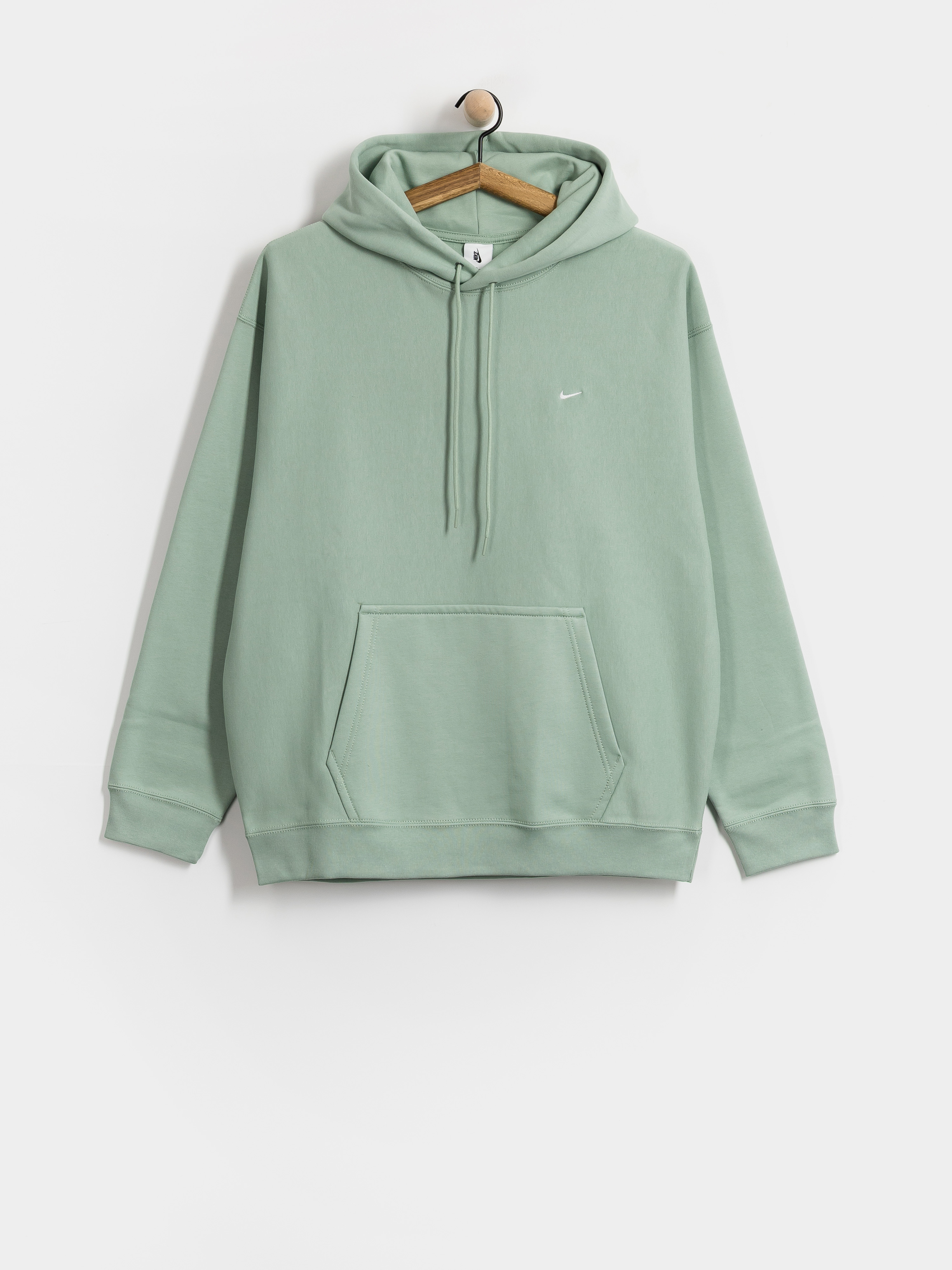 Mikina s kapucňou Nike SB Solo Swoosh HD (steam/white)