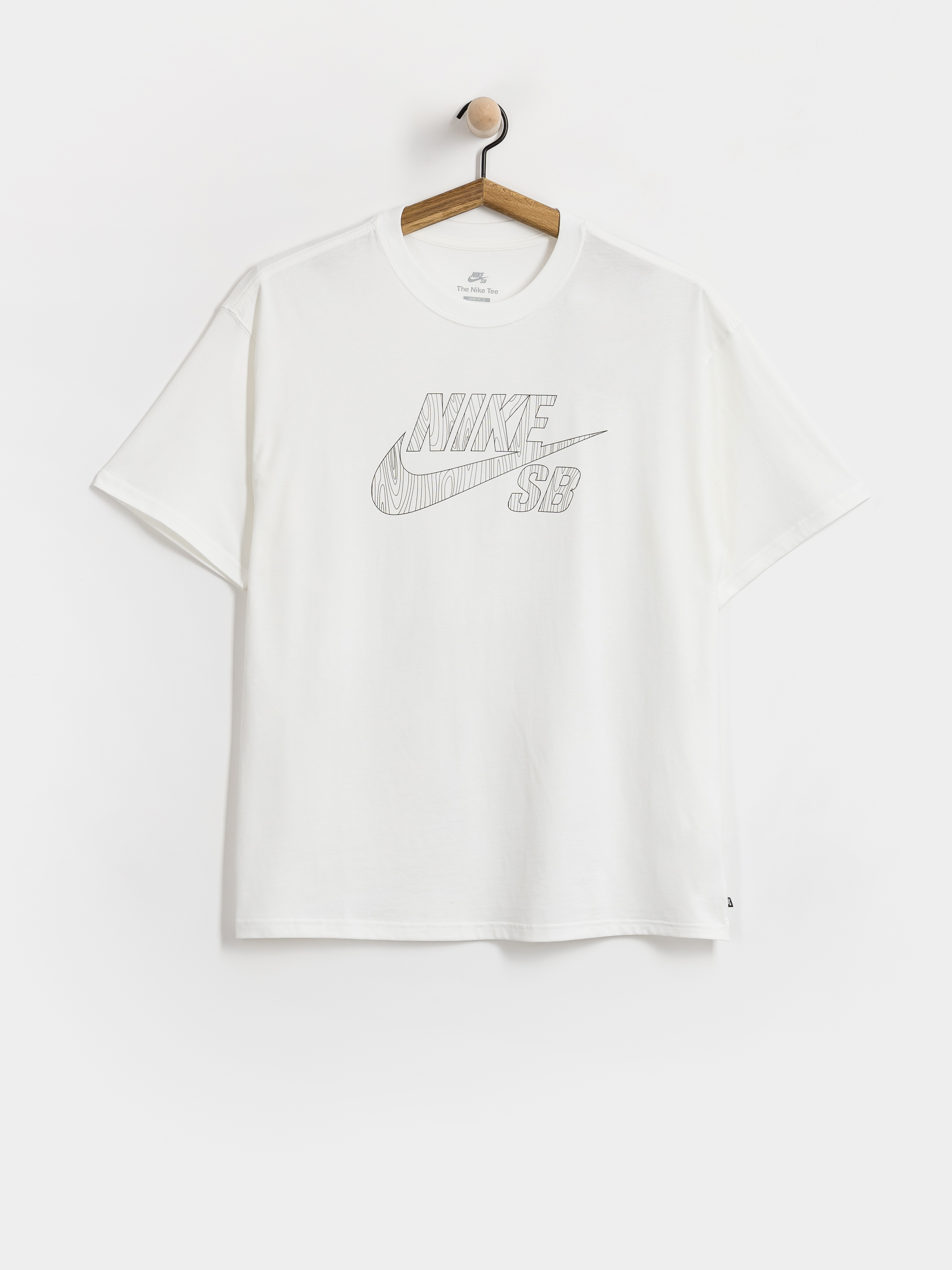 Tričko Nike SB Logo SB (white/black)