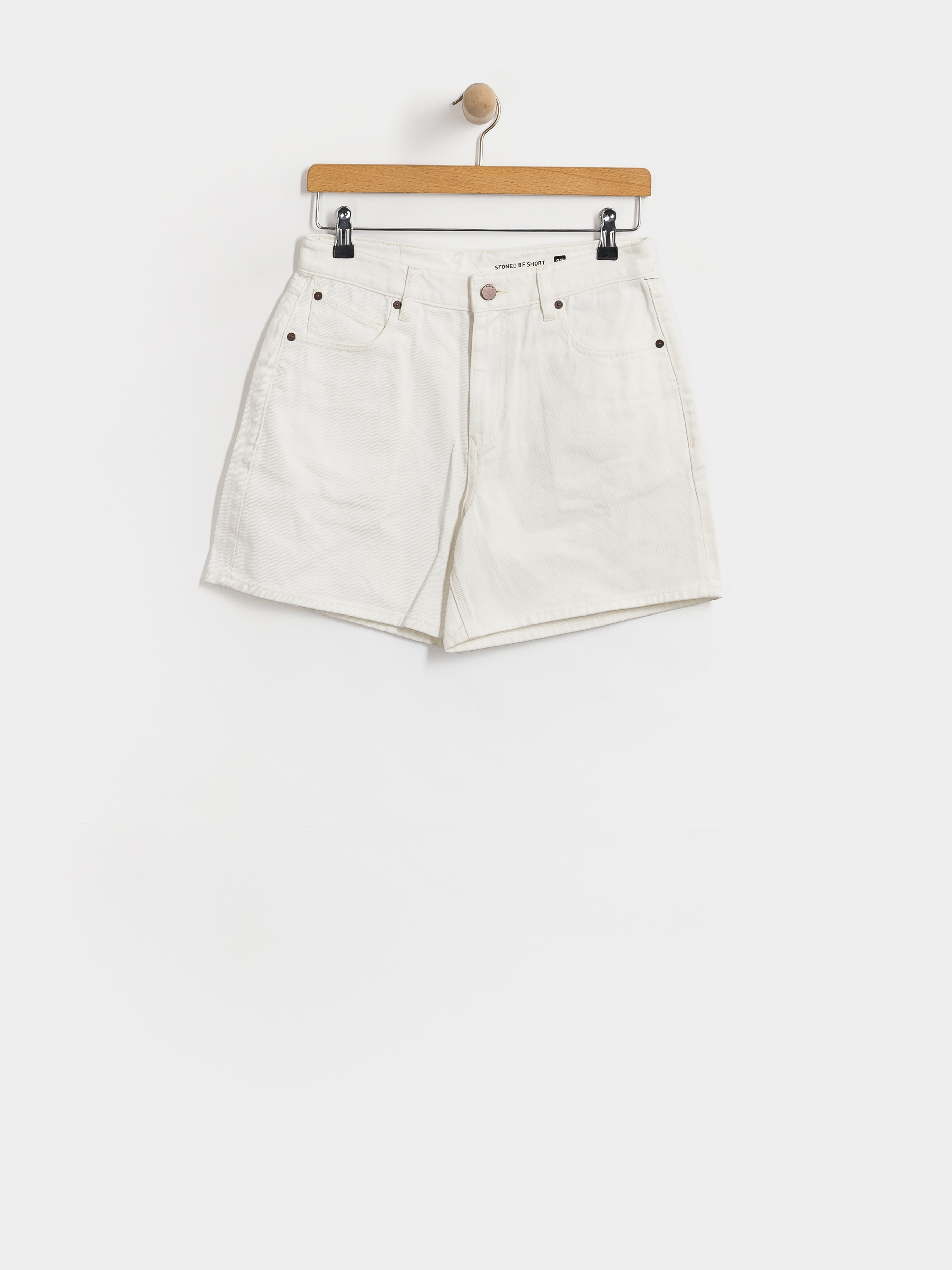 Kraťasy Volcom Stoned Bf Wmn (vintage white)