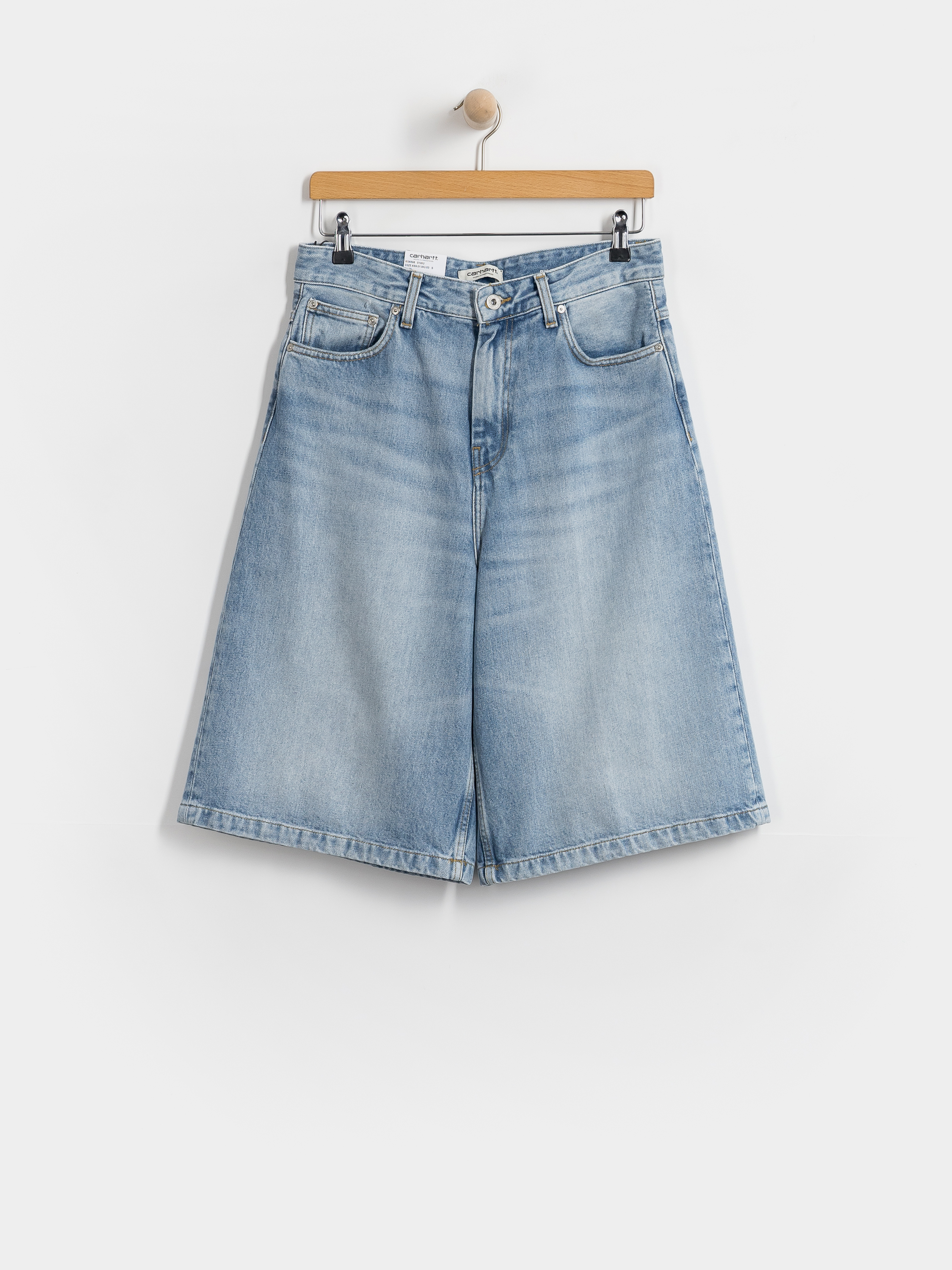 Krau0165asy Carhartt WIP Belmont Wmn (blue heavy worn bleached)
