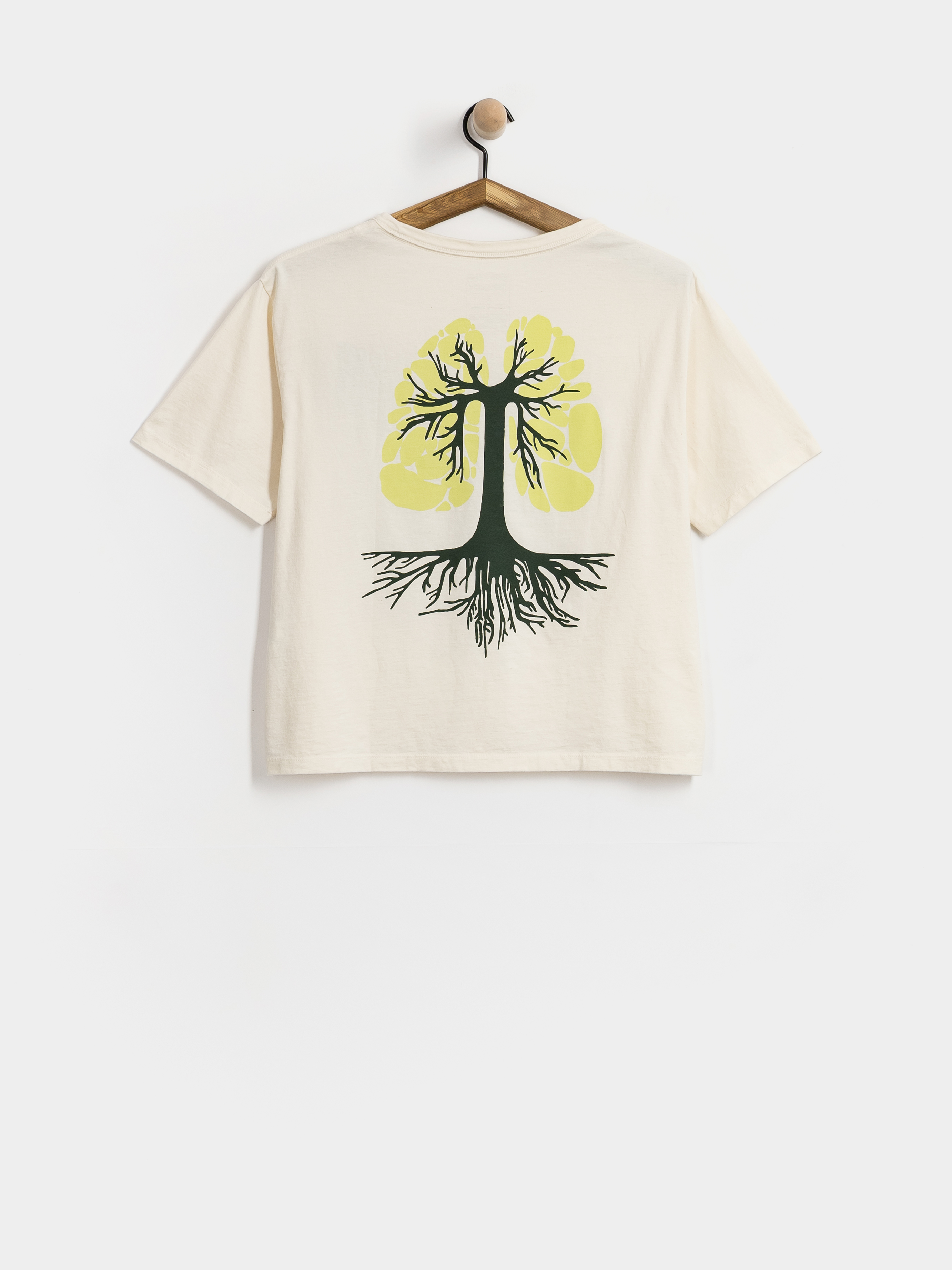 Tričko Patagonia Run Like Roots Wmn (undyed natural)