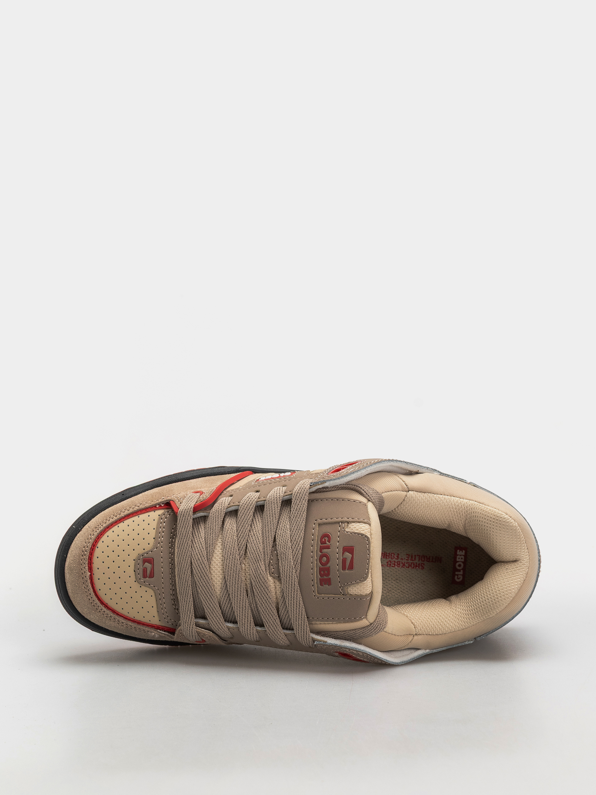 Topánky Globe Fusion (khaki/red)