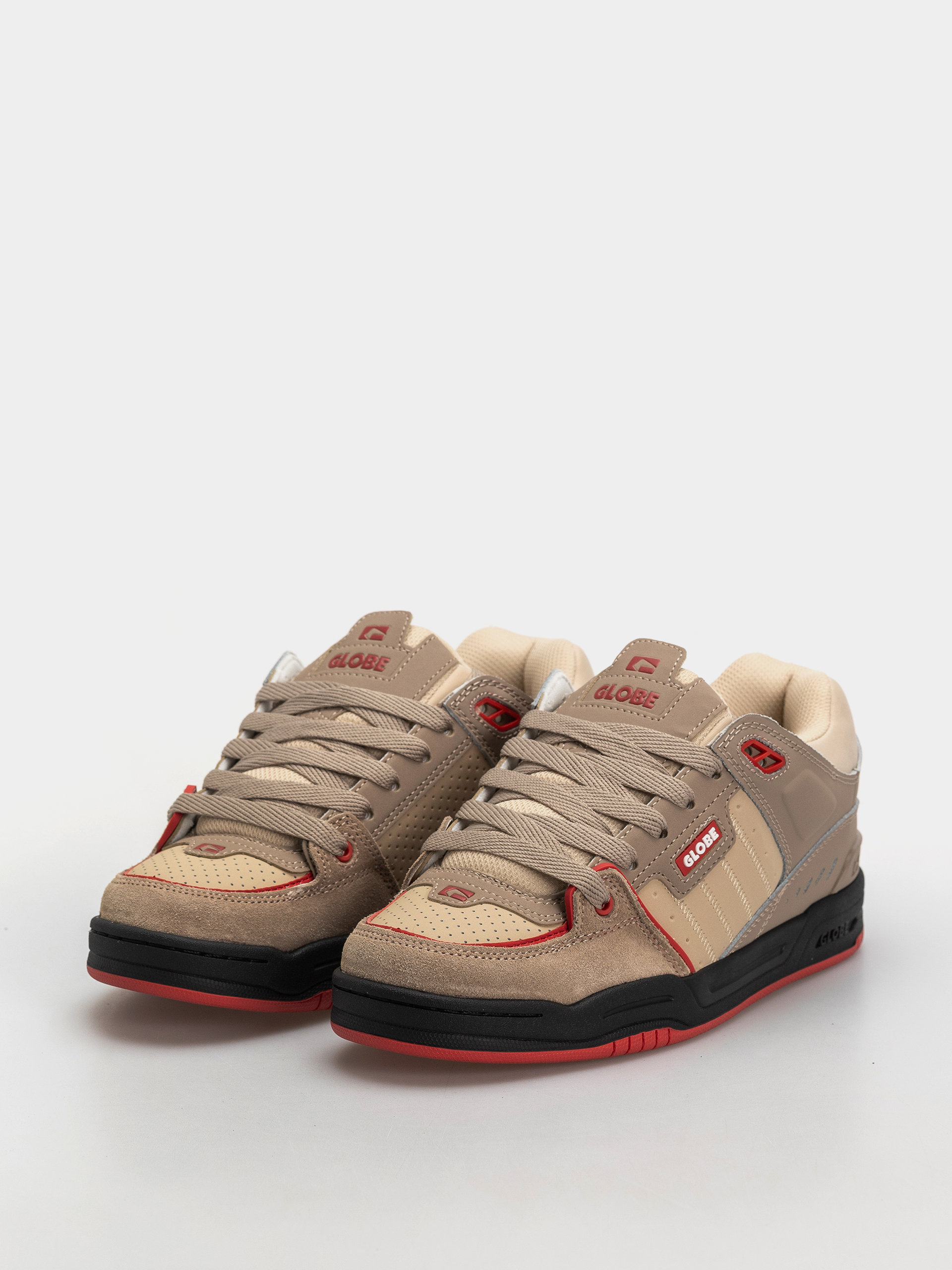 Topánky Globe Fusion (khaki/red)