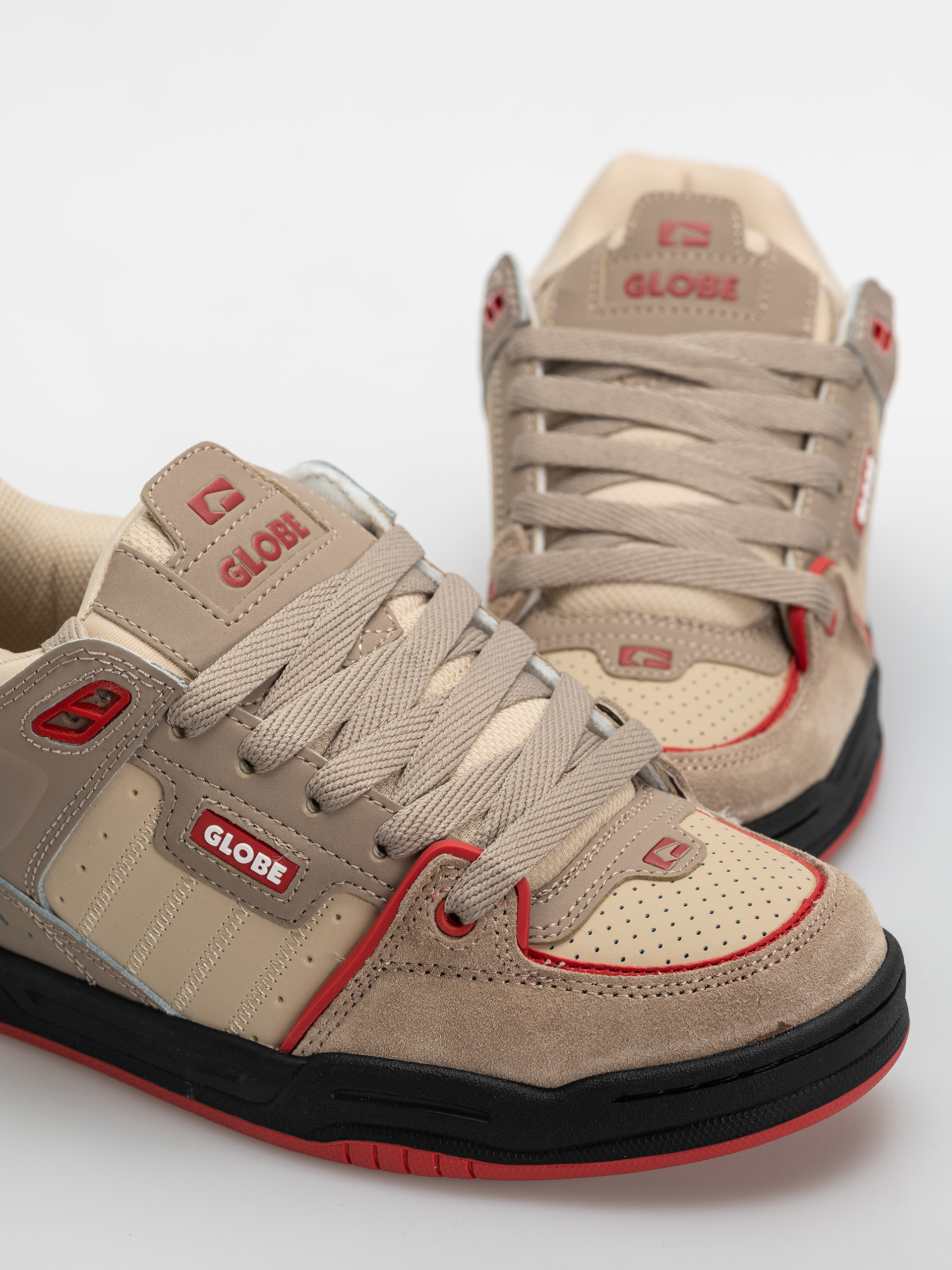 Topánky Globe Fusion (khaki/red)