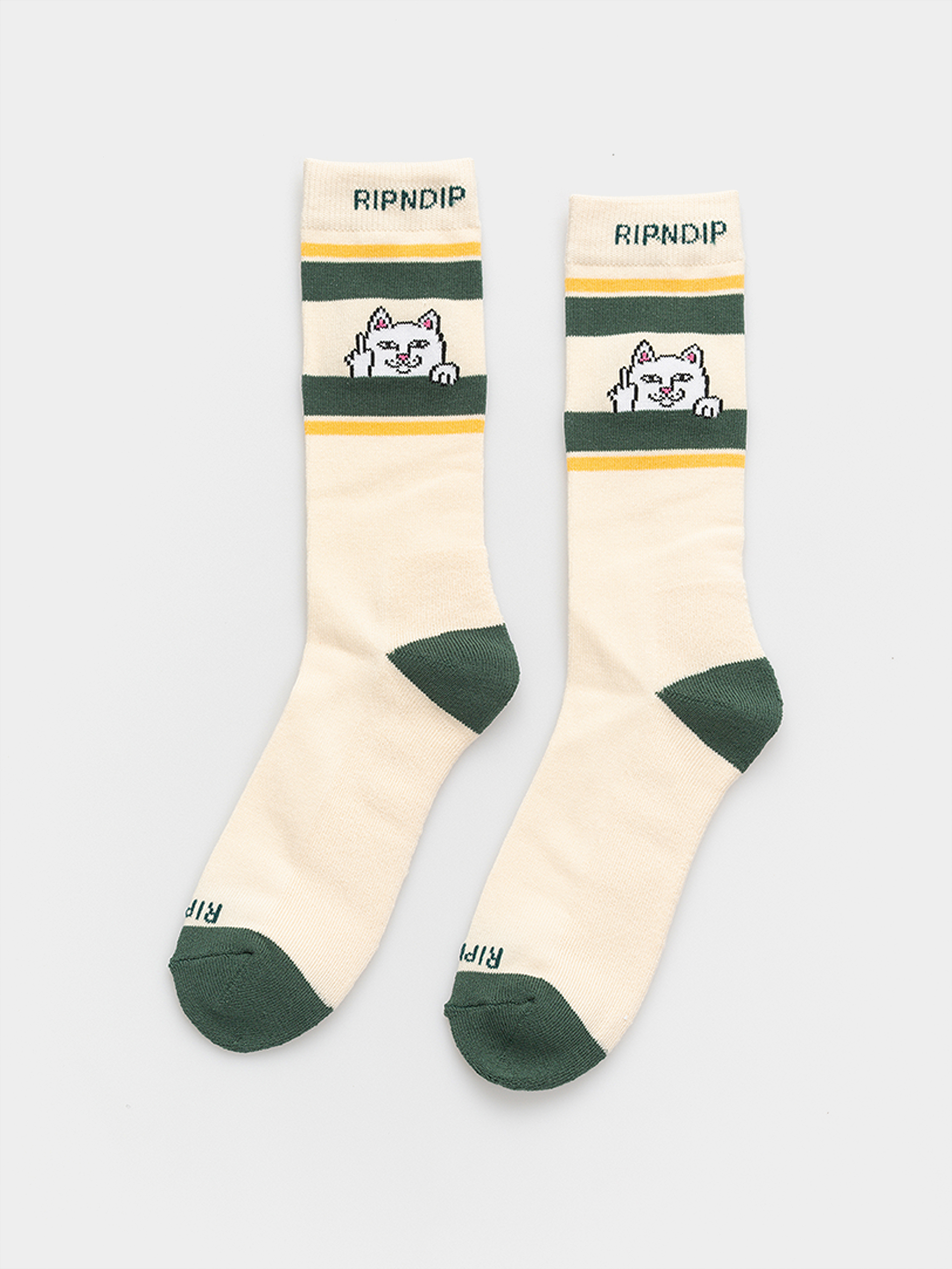 Ponožky RipNDip Peeking Nermal (bone forest)