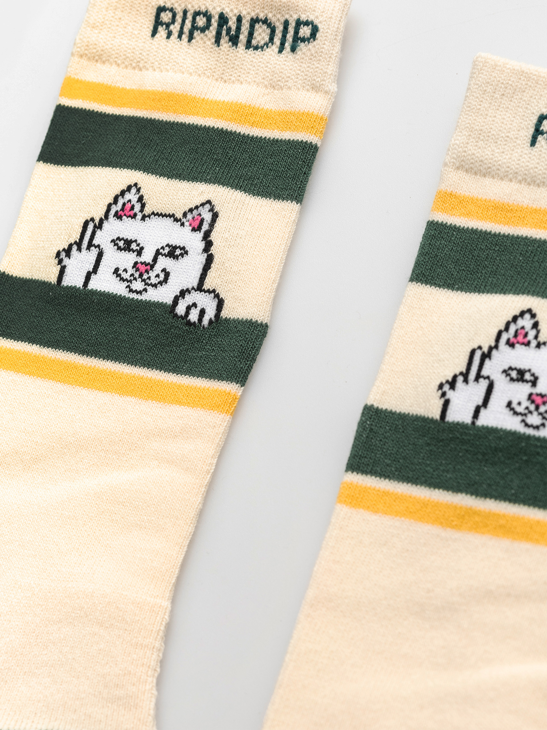 Ponožky RipNDip Peeking Nermal (bone forest)
