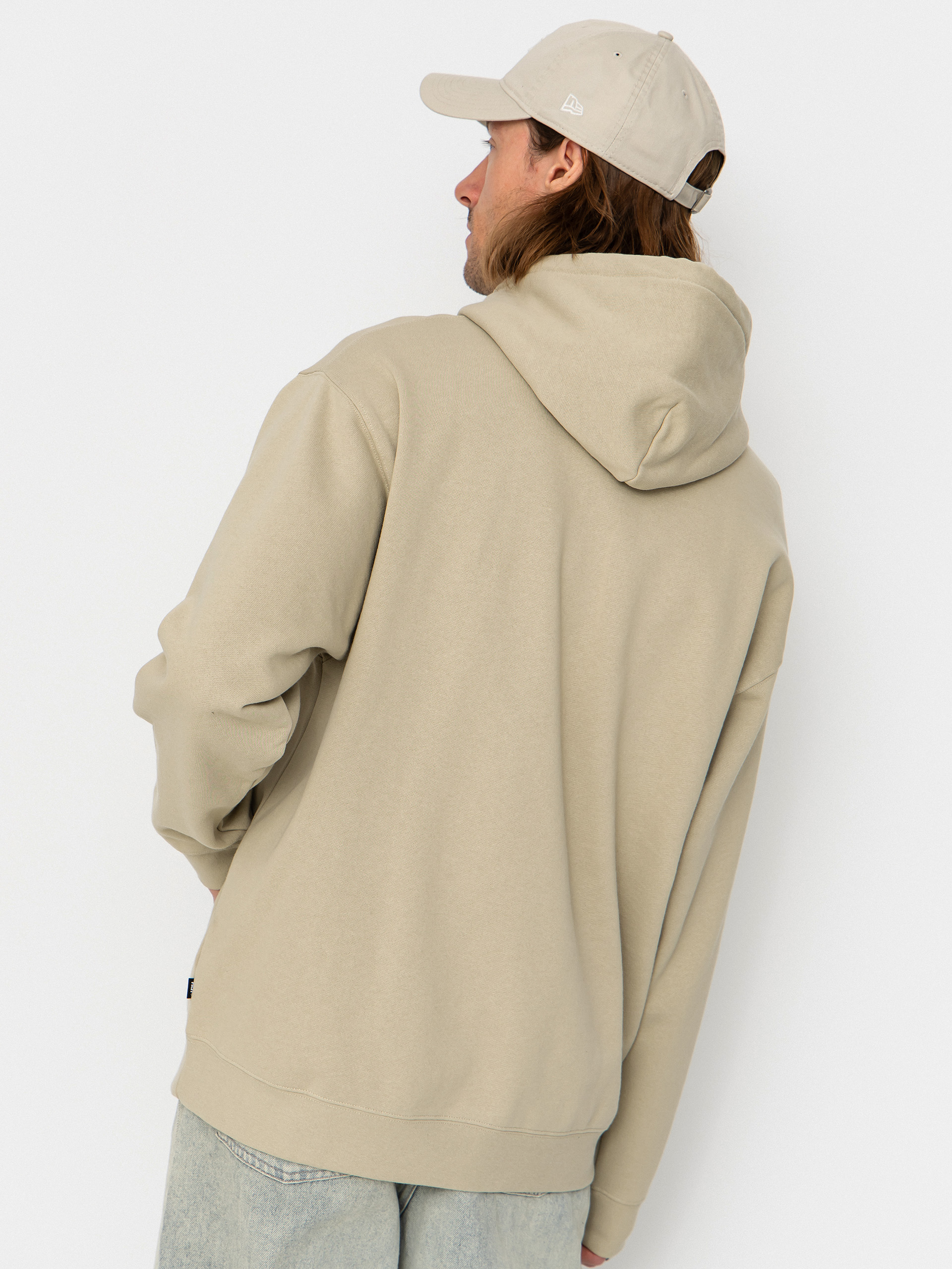 Mikina s kapucňou HUF Classic Arch HD (sand)