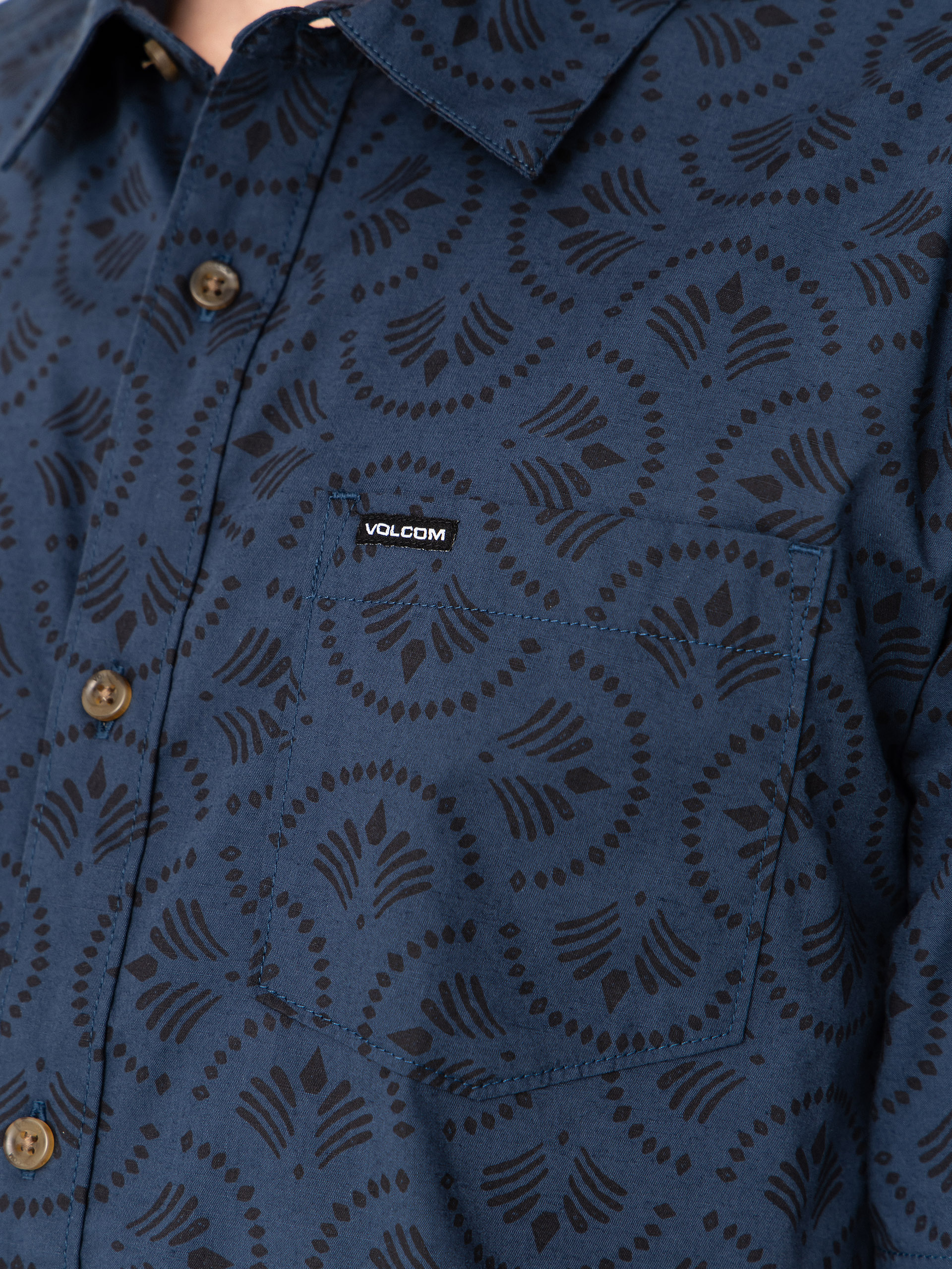 Košeľa Volcom Scaler Stone (midnight blue)