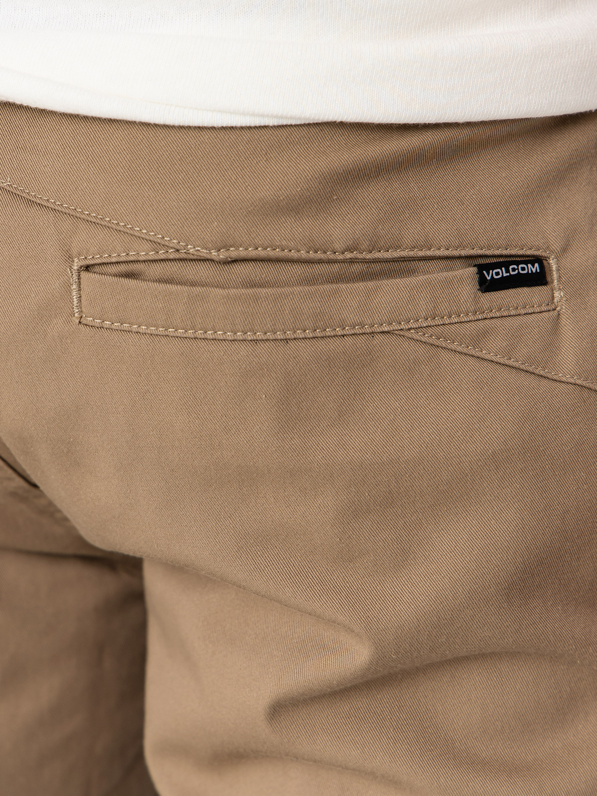 Nohavice Volcom Frickin Modern Stret (khaki)