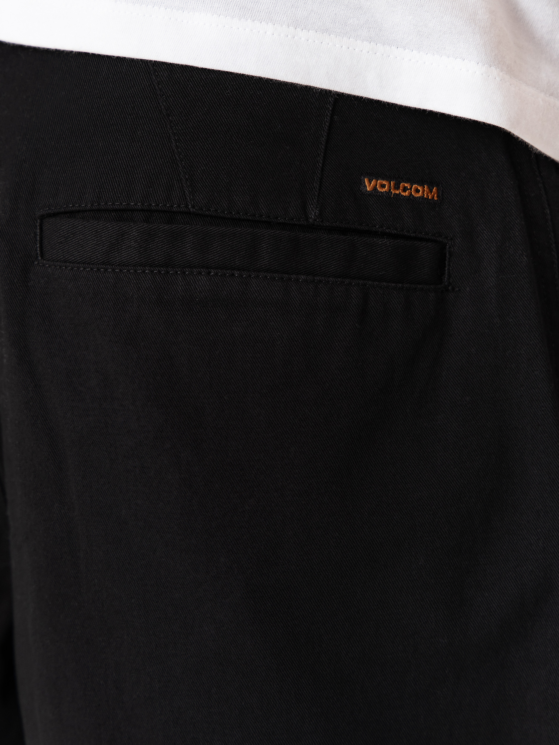 Nohavice Volcom Baggos Pleat (black)