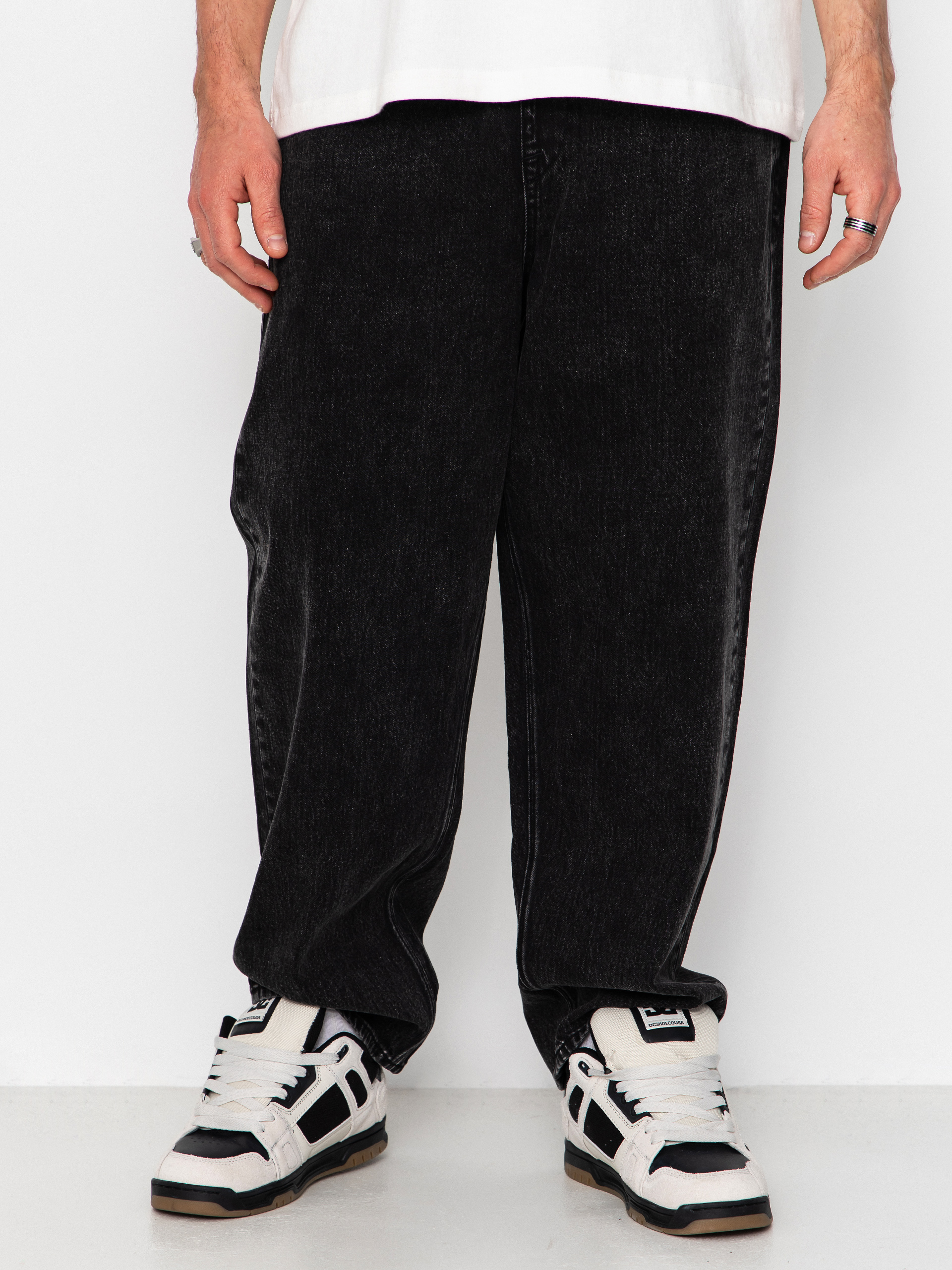Nohavice Volcom Freazy Loose Ew (blackity black)