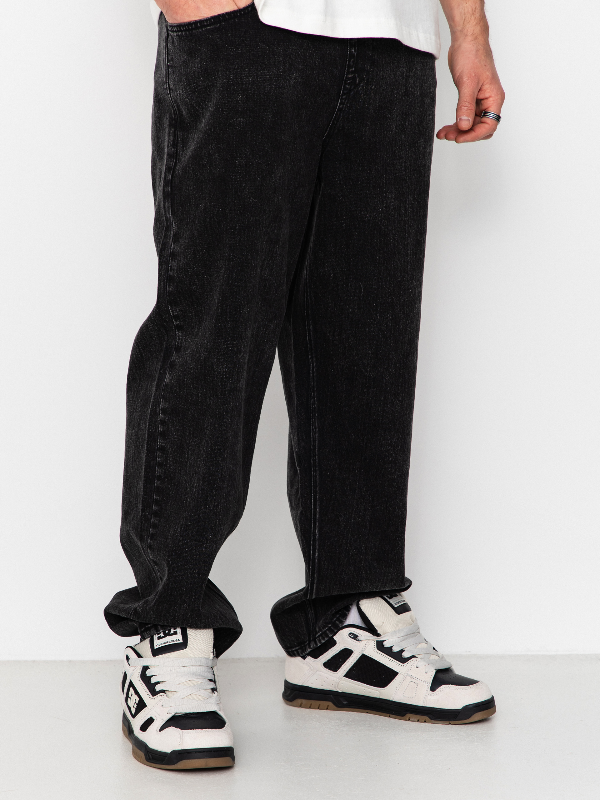 Nohavice Volcom Freazy Loose Ew (blackity black)