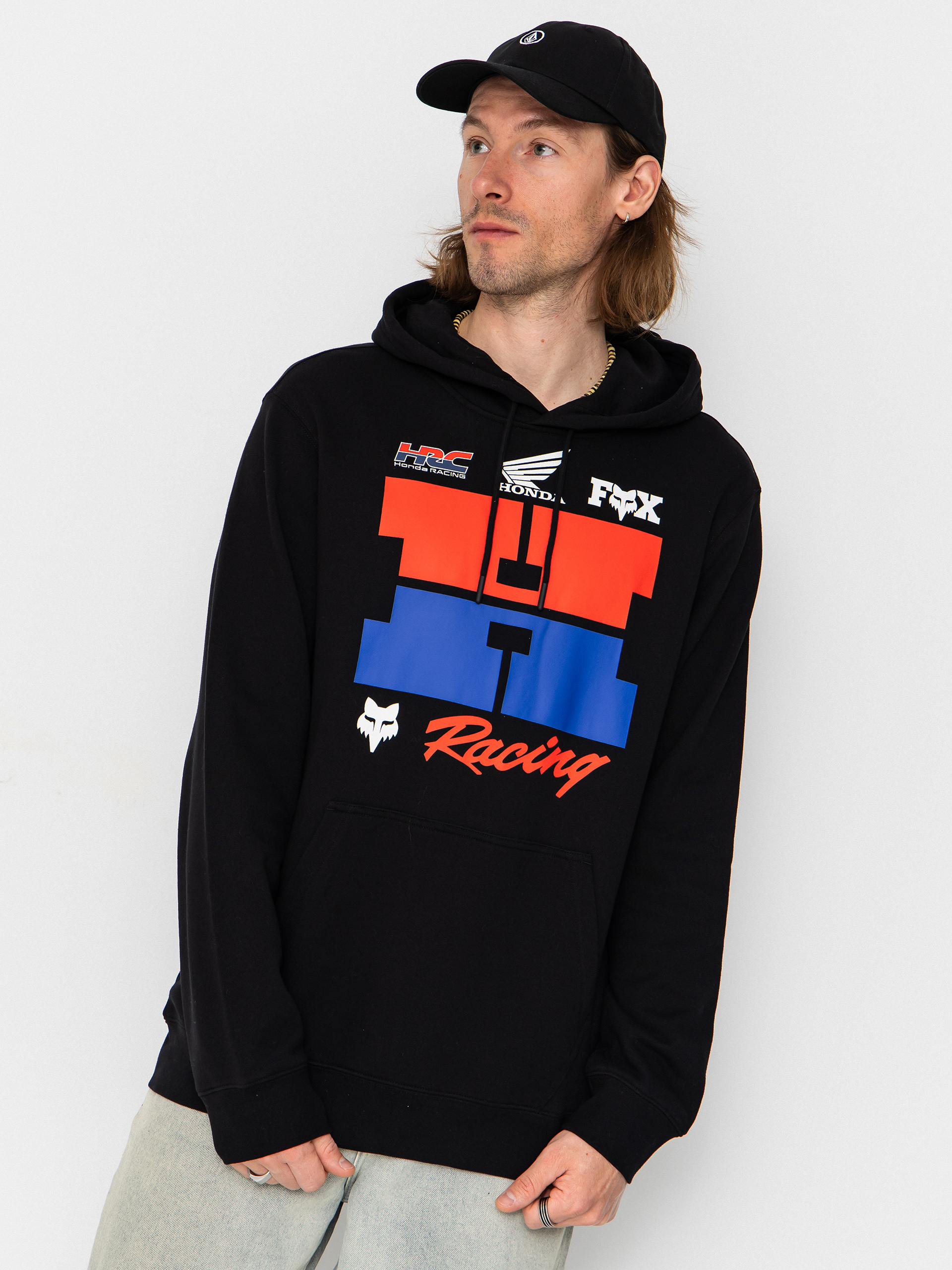 Mikina s kapucňou Fox Honda HD
