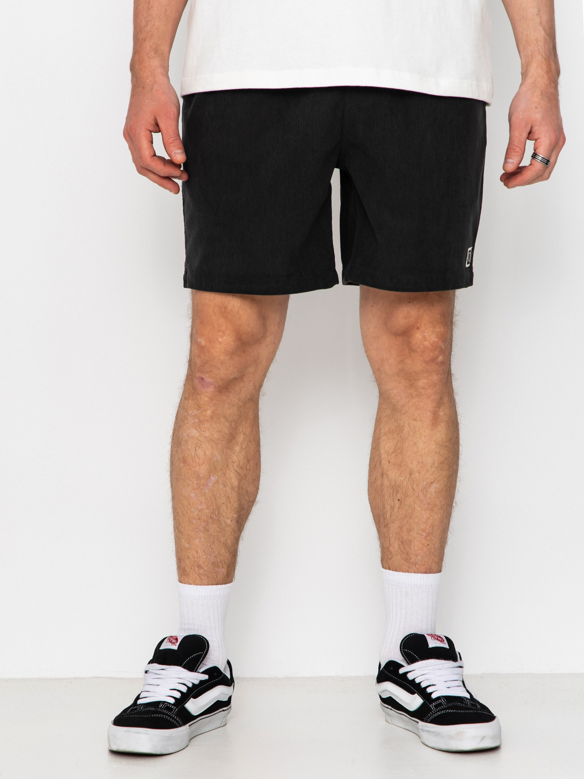 Kraťasy Brixton Everyday Corduroy (vintage black)