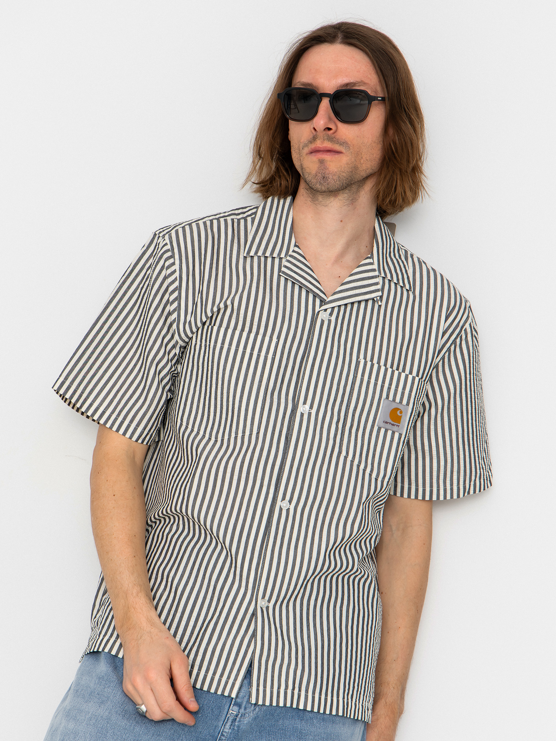 Košeľa Carhartt WIP Leavel