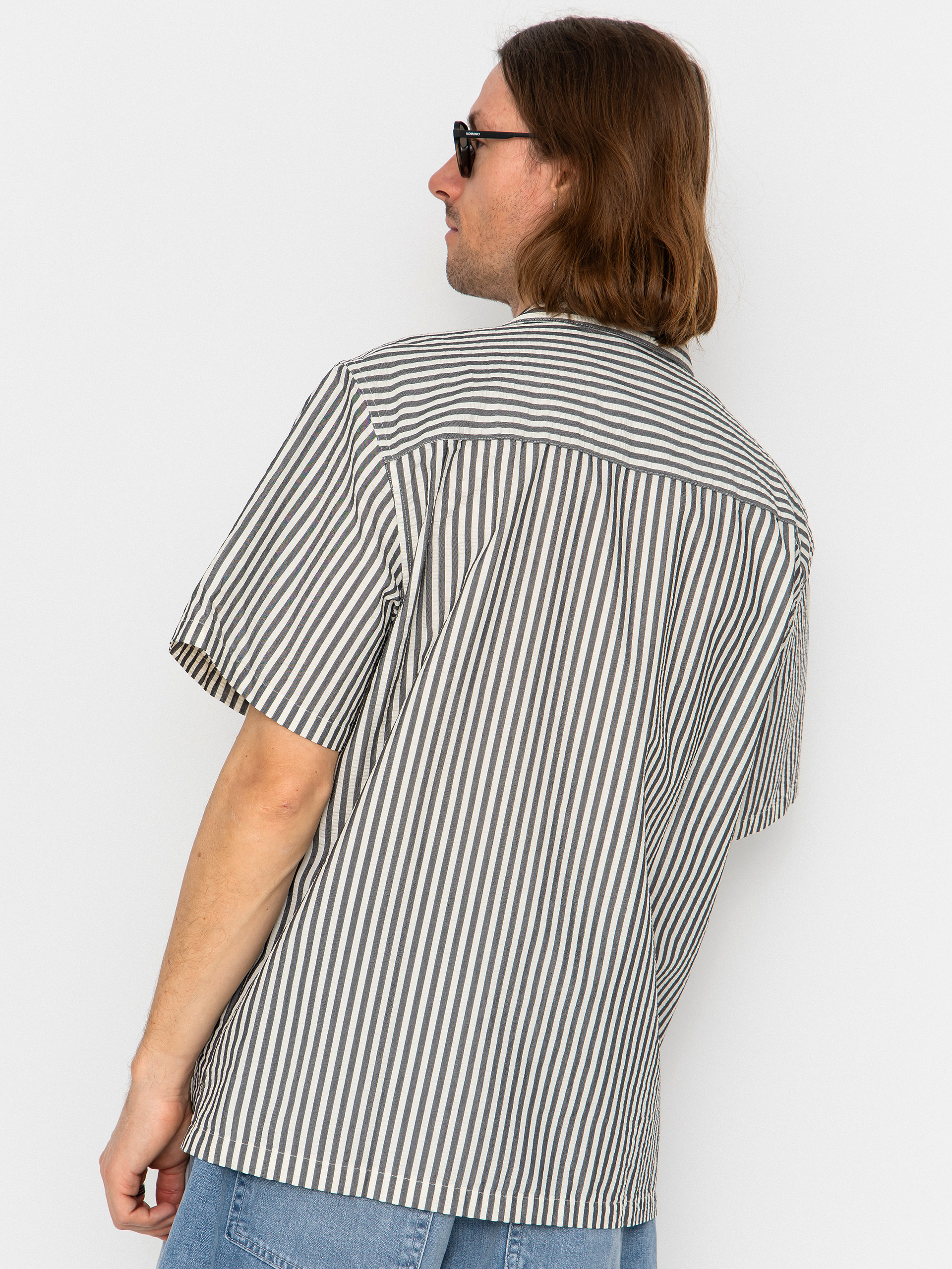 Košeľa Carhartt WIP Leavel (leavel stripe/black/wax)