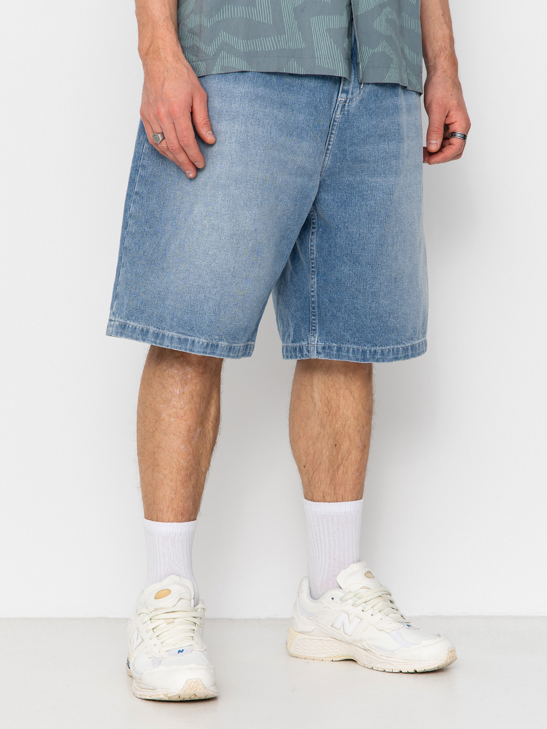 Kraťasy Carhartt WIP Brandon (blue light true washed)