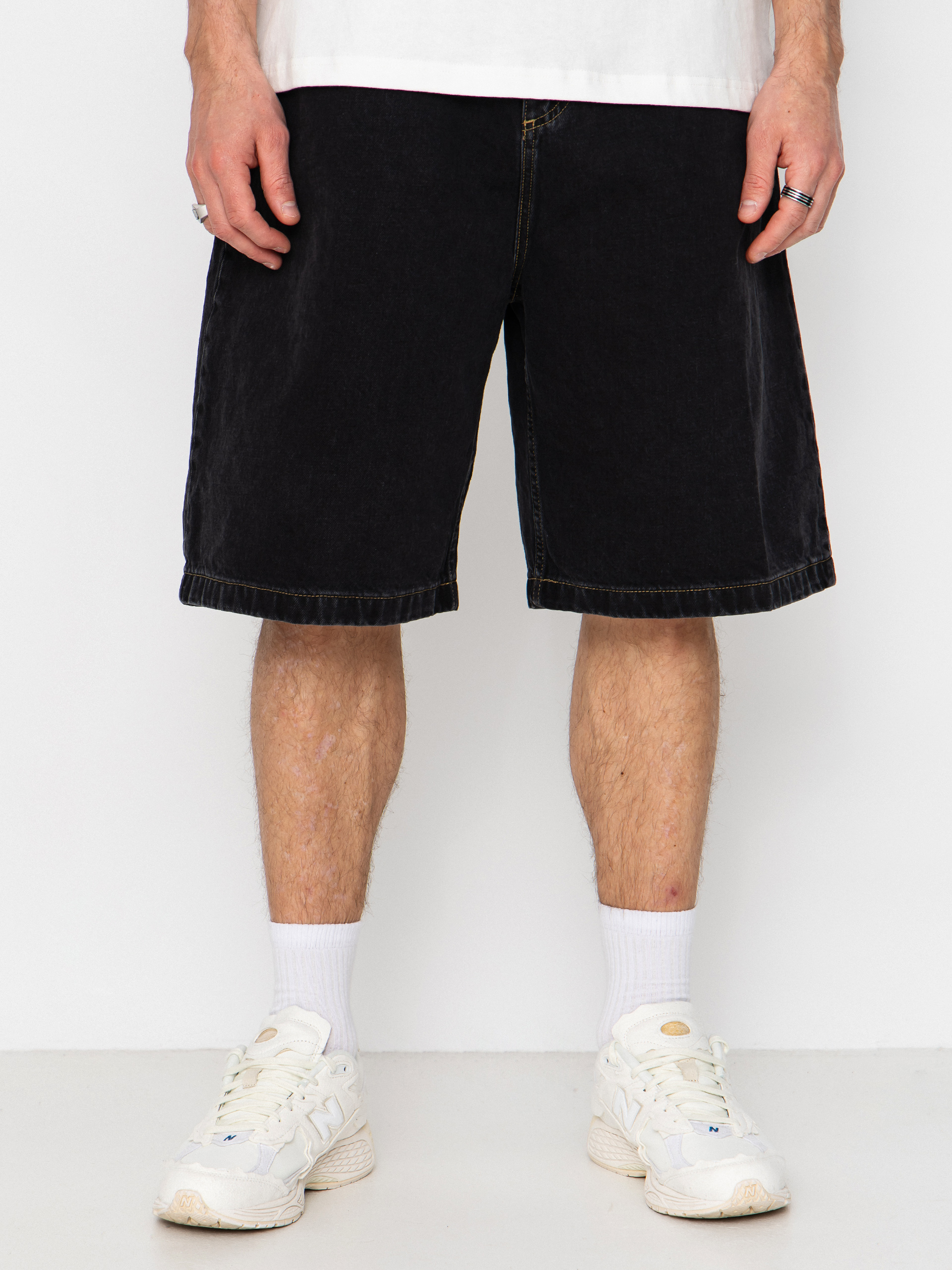 Krau0165asy Carhartt WIP Brandon (black stone washed)