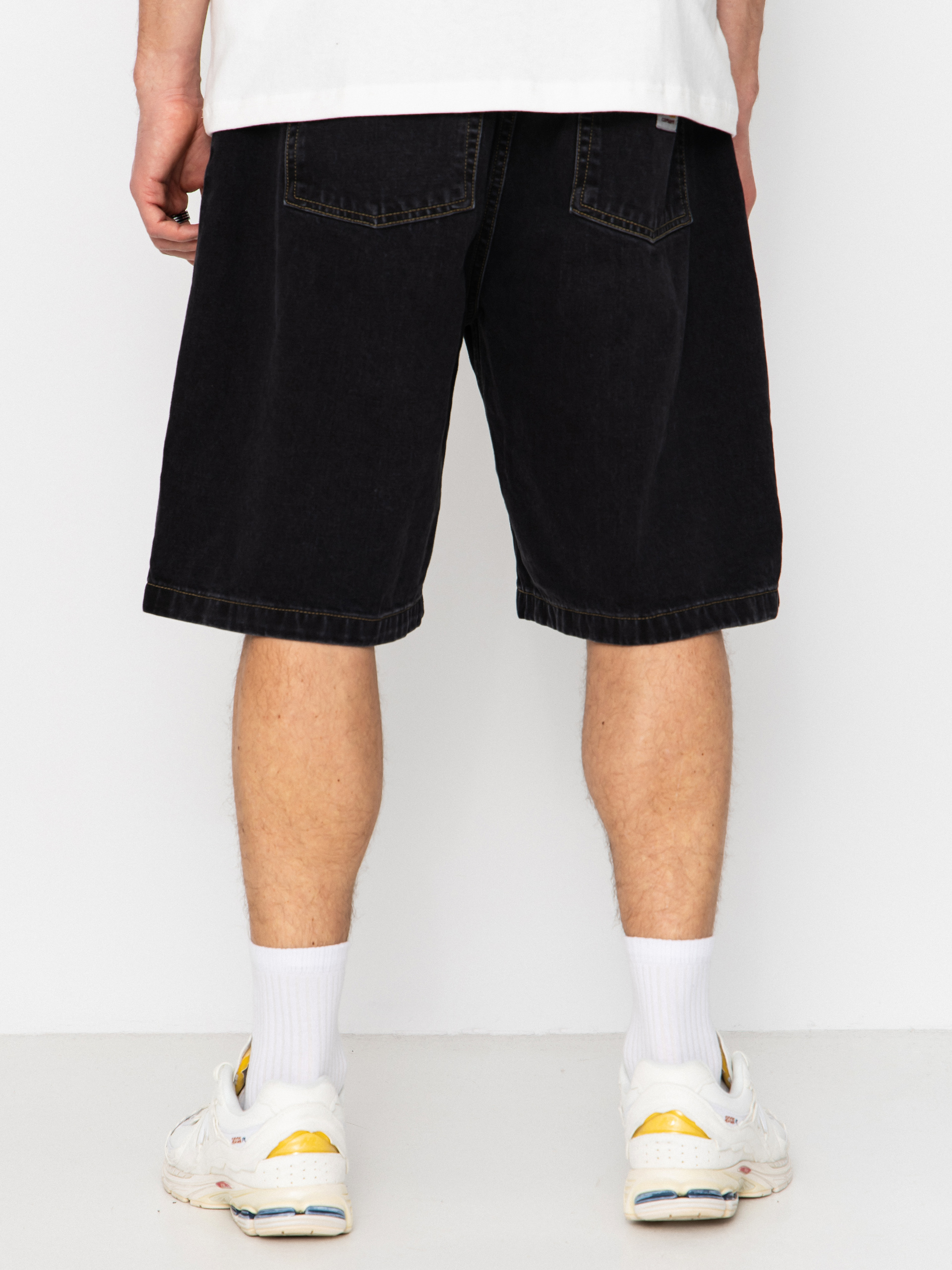 Kraťasy Carhartt WIP Brandon (black stone washed)