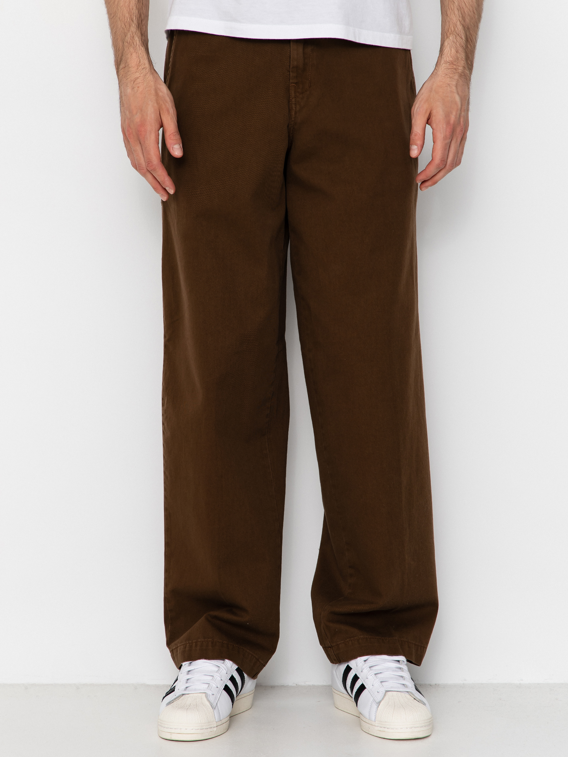 Nohavice Dickies 247 Loose Garment Dyed Work (timber brown)