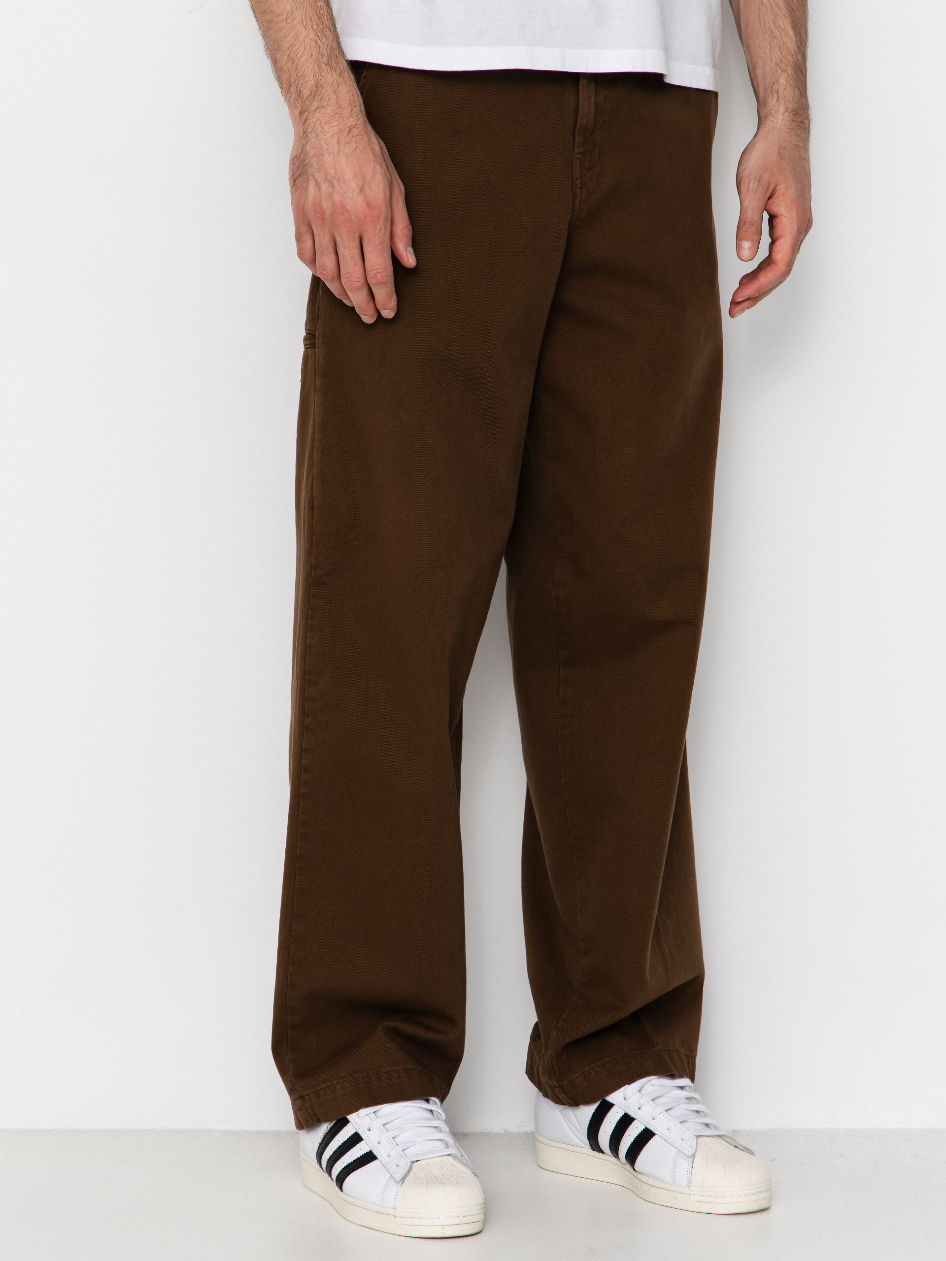 Nohavice Dickies 247 Loose Garment Dyed Work (timber brown)