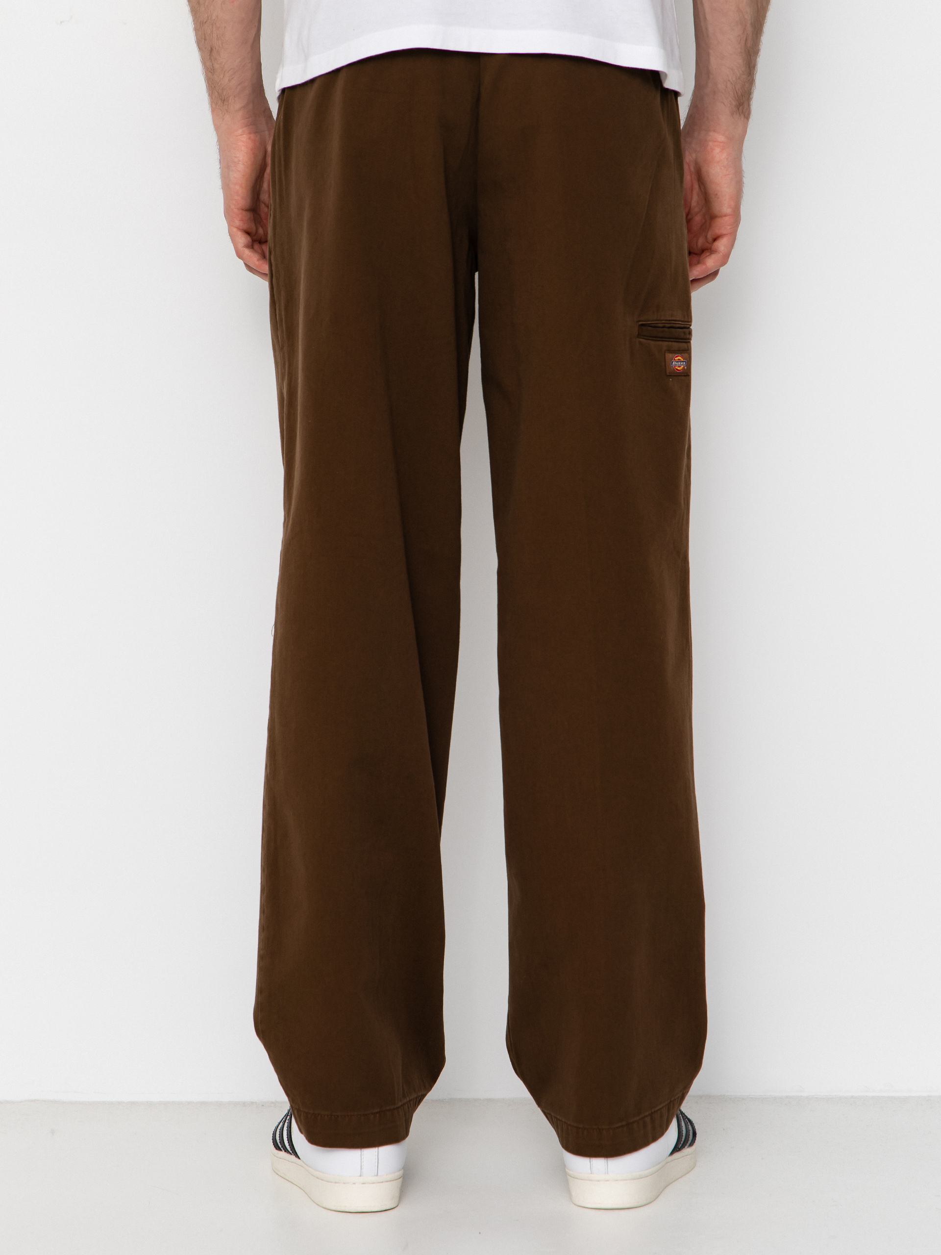 Nohavice Dickies 247 Loose Garment Dyed Work (timber brown)
