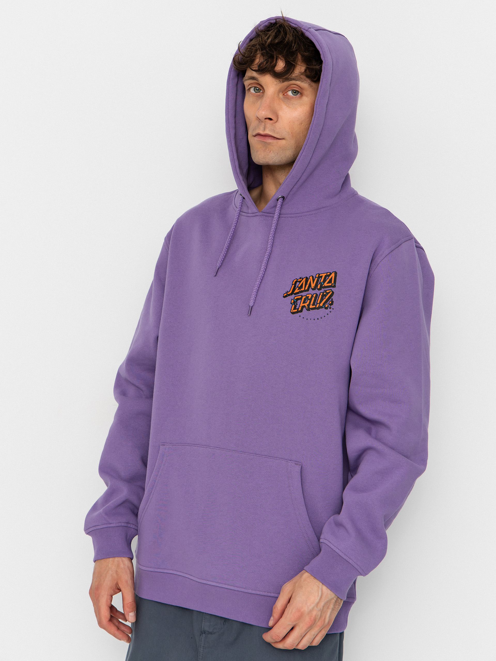 Mikina s kapucňou Santa Cruz Roskopp Screaming Five HD (purple haze)