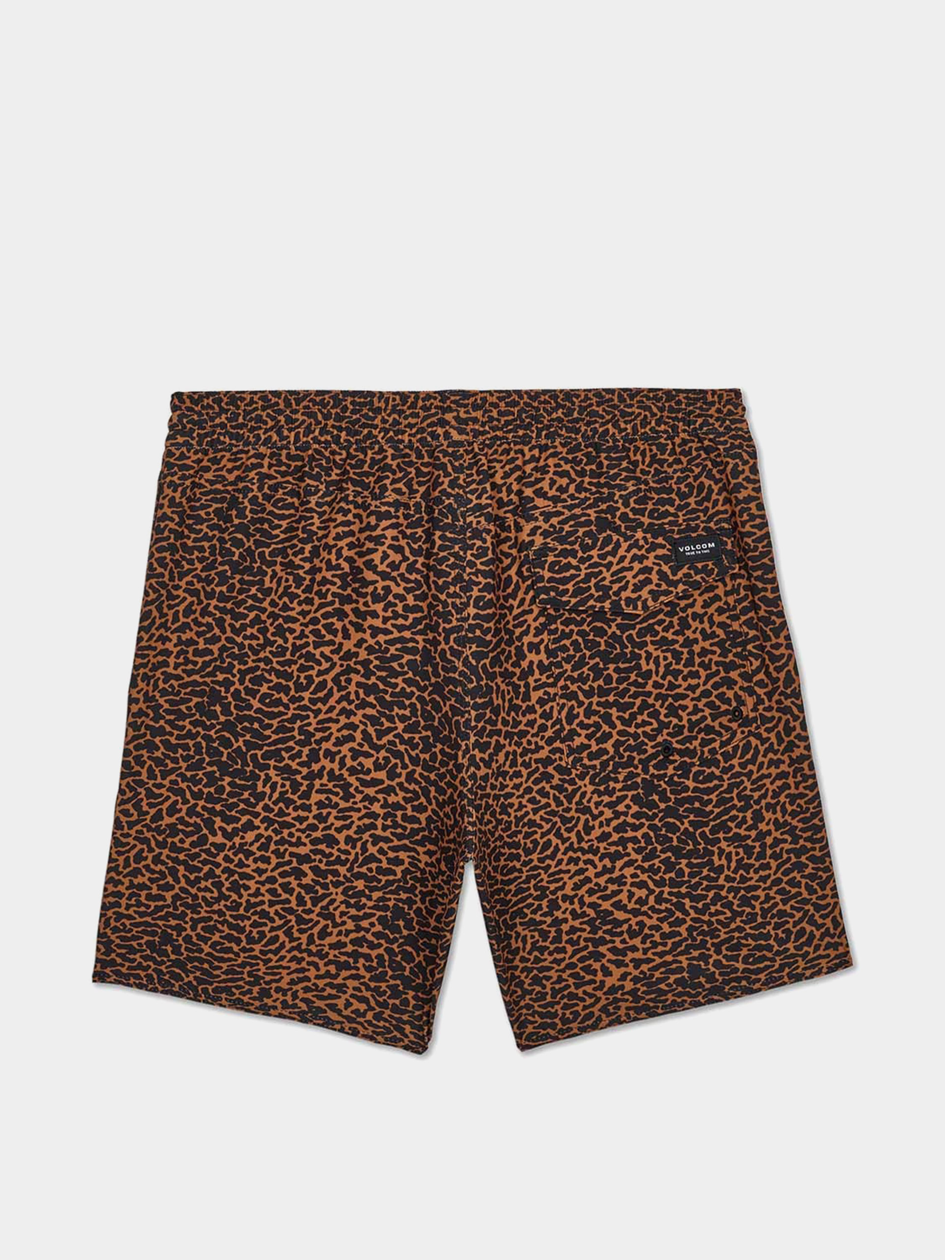 Kraťasy Volcom Melange Trunk 17 (brown horn)