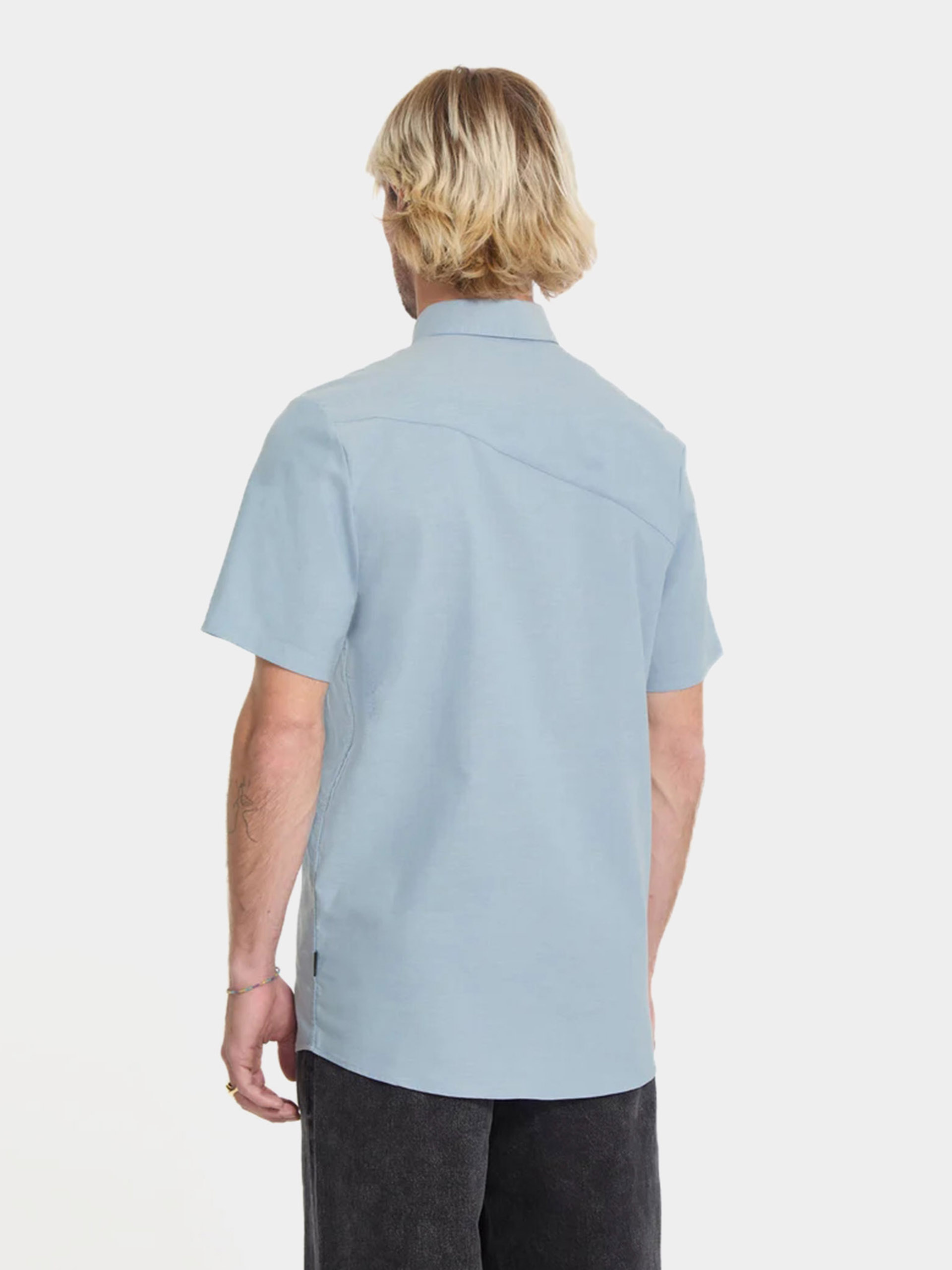 Košeľa Volcom Everett Oxford (wrecked indigo)