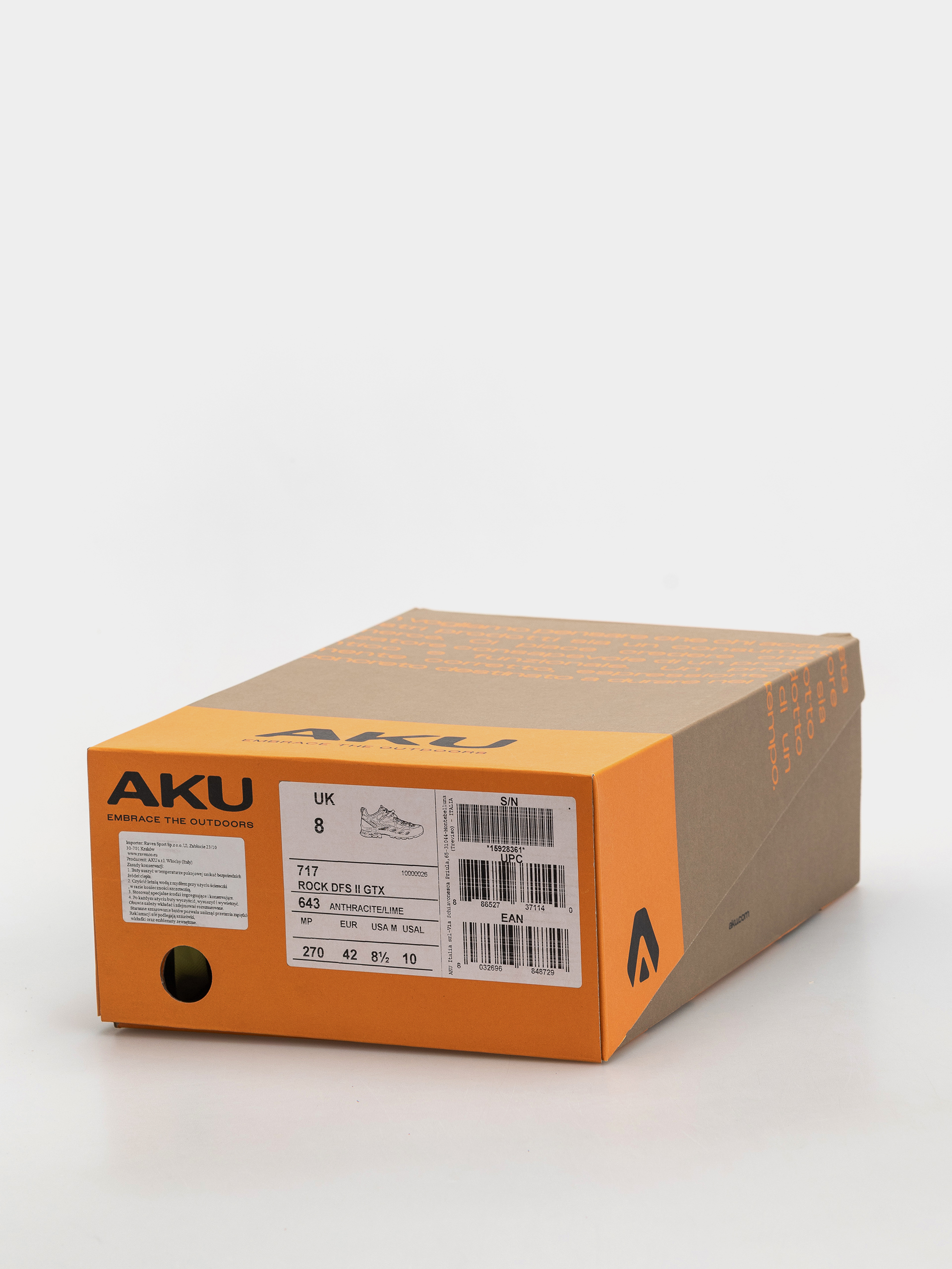 Topánky AKU Rock DFS II GTX (anthracite/lime)