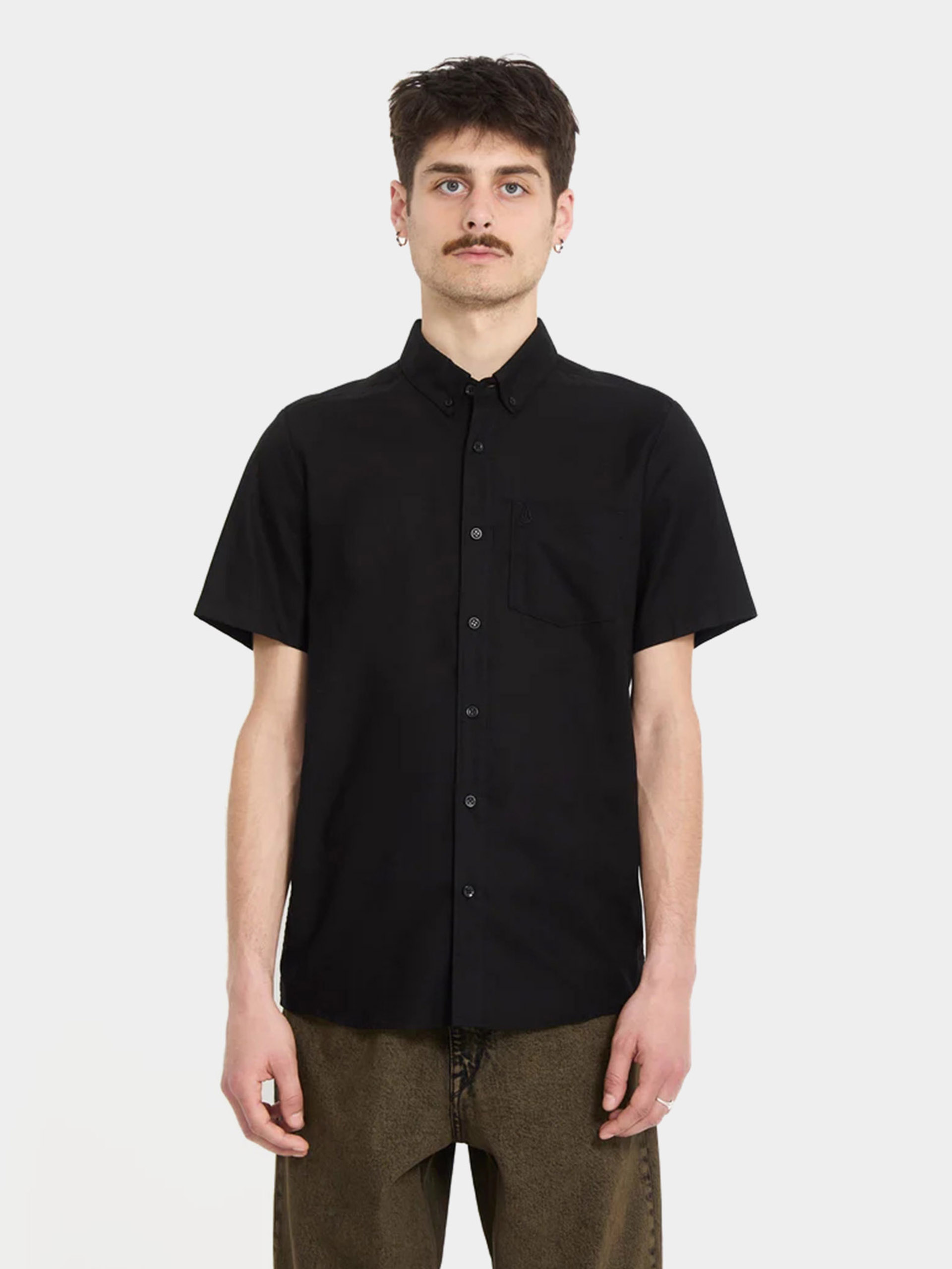 Košeľa Volcom Everett Oxford (new black)