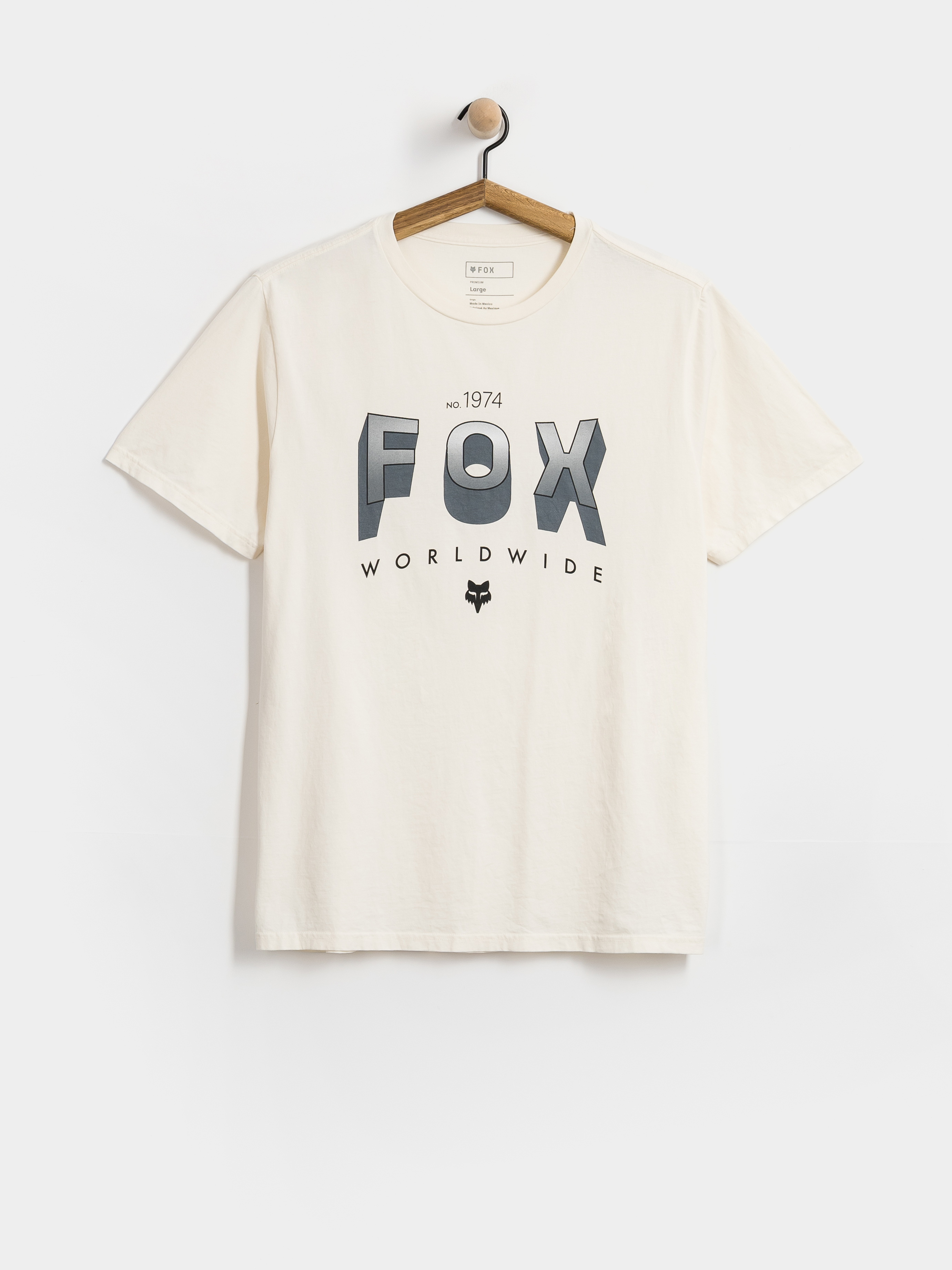 Tričko Fox Block 195 (off white)