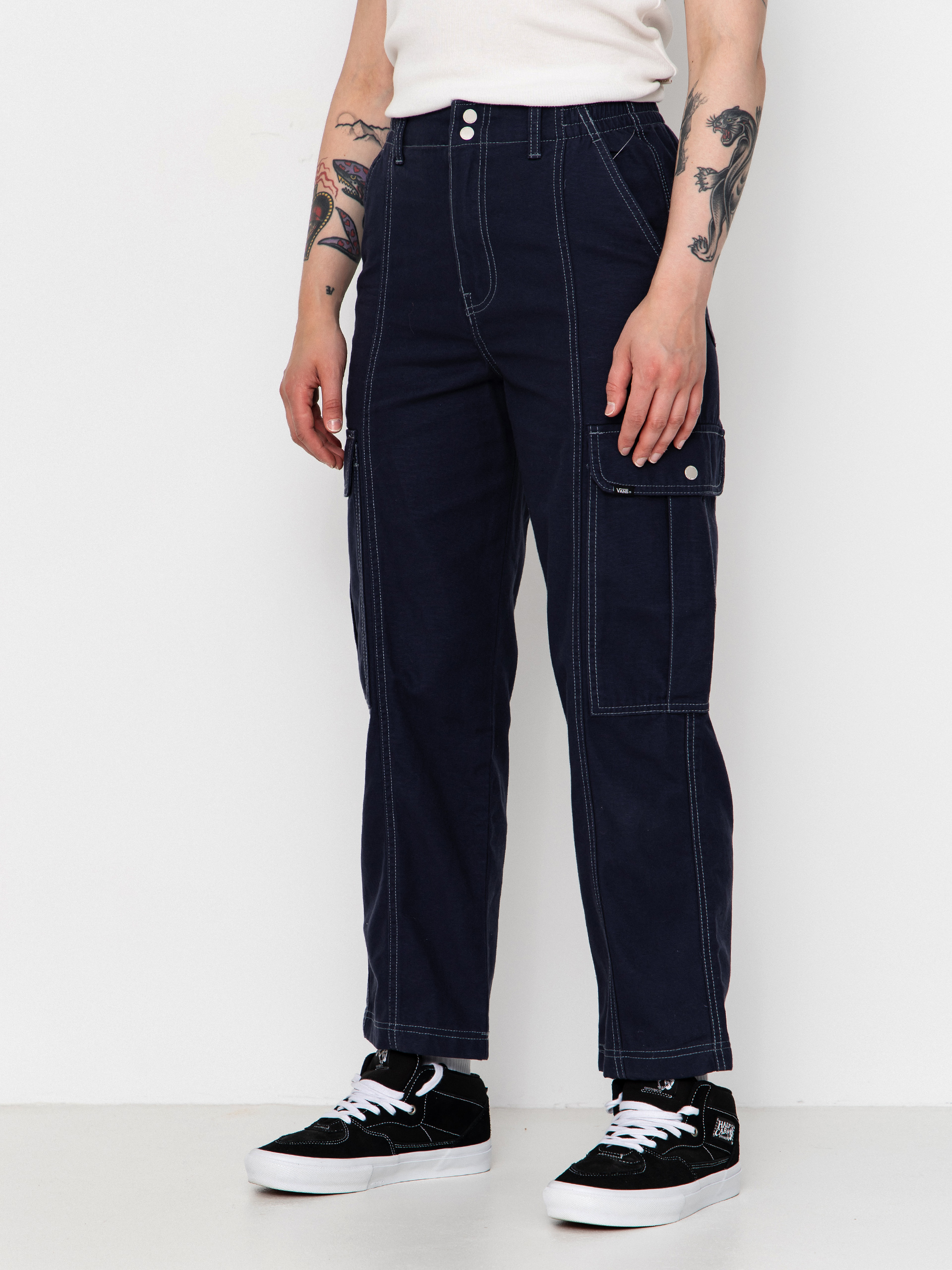Nohavice Vans 6Oz Canvas Sidewalk Wmn (parisian night)