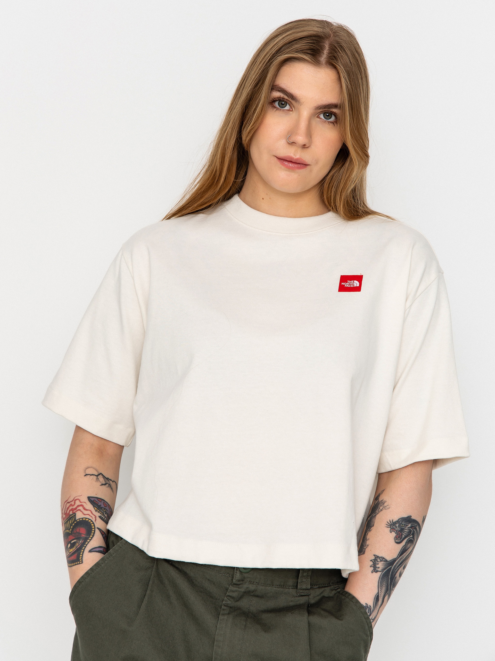 Tričko The North Face Tnf Red Box Boxy Wmn