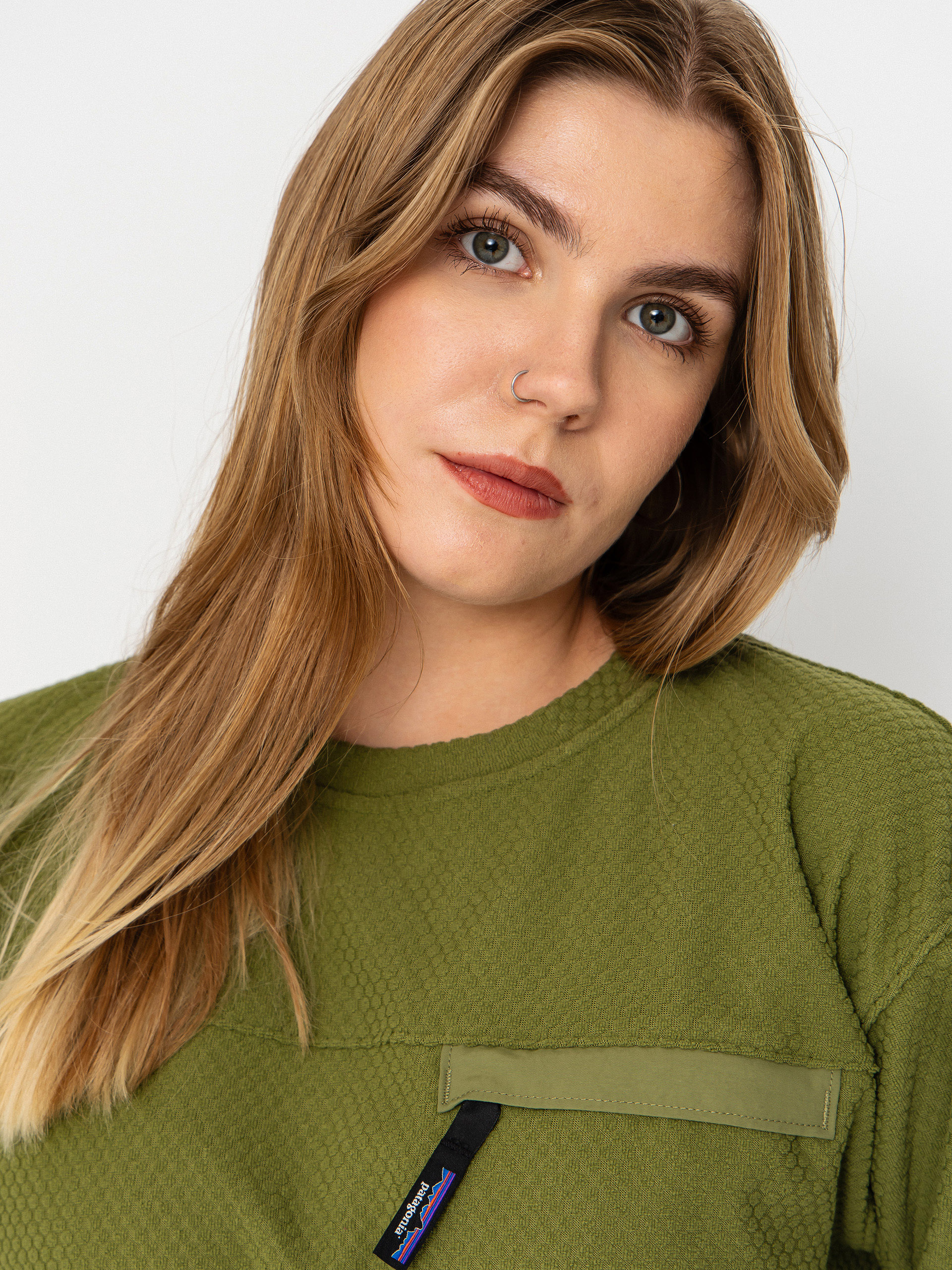 Mikina Patagonia Textured Wmn (caper green)