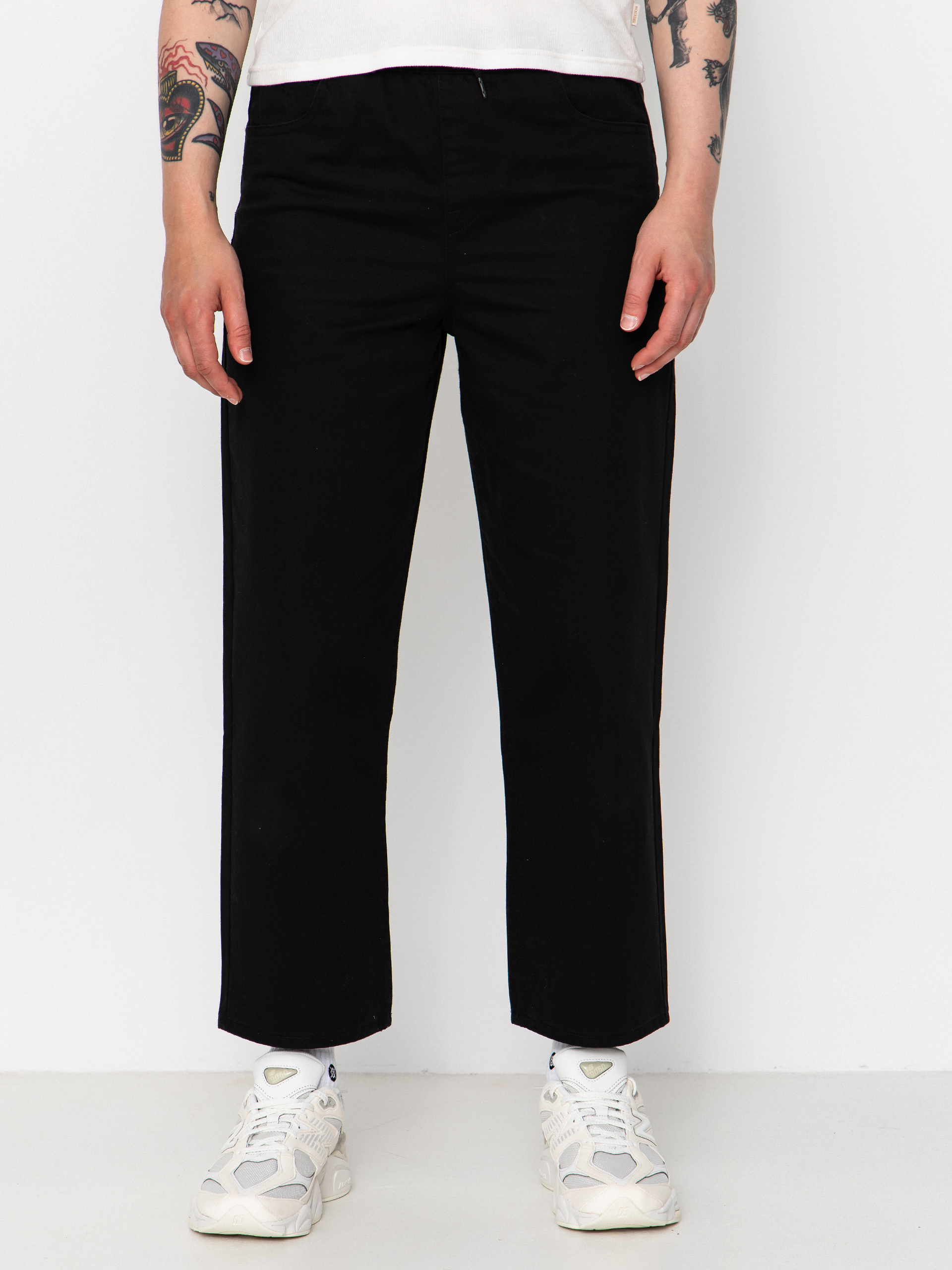Nohavice Volcom Freazy Ew JR (black)