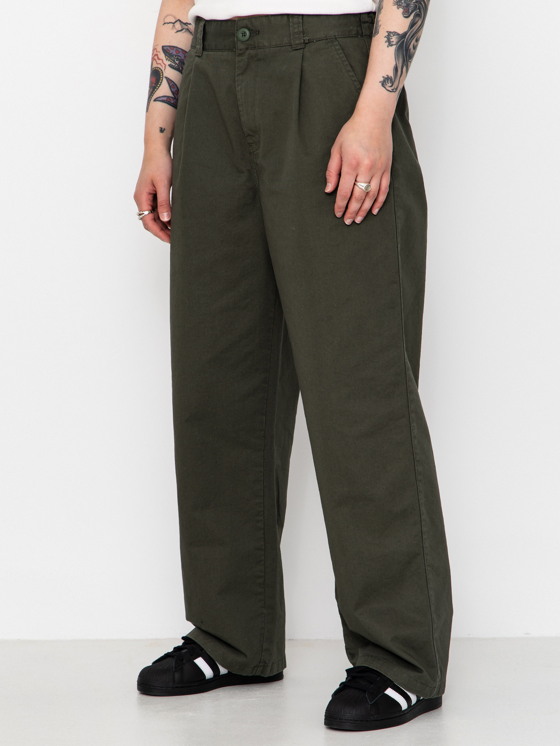 Nohavice Carhartt WIP Marv Wmn (opuntia)