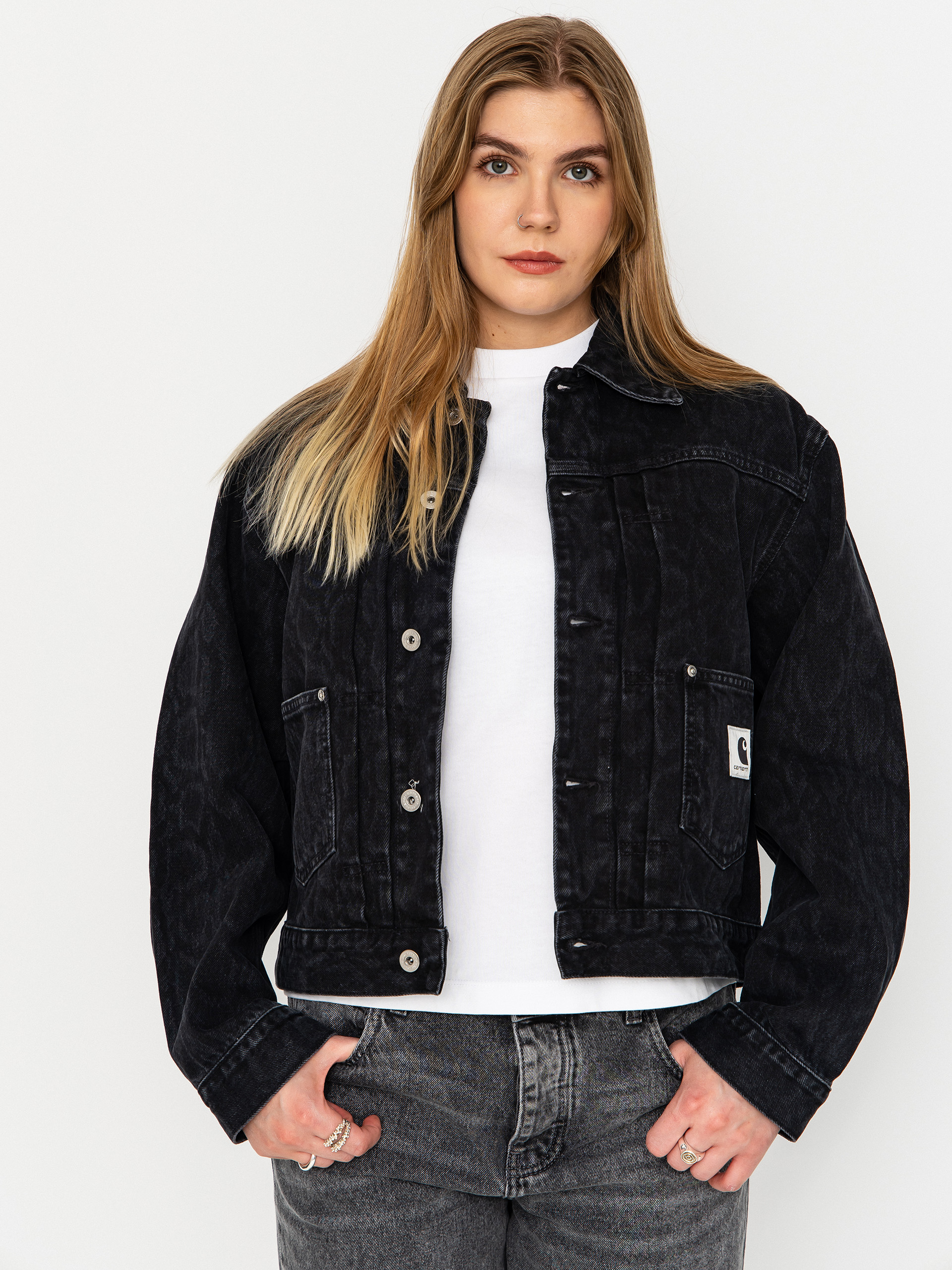 Bunda Carhartt WIP Belmar Wmn (snake camo/black)