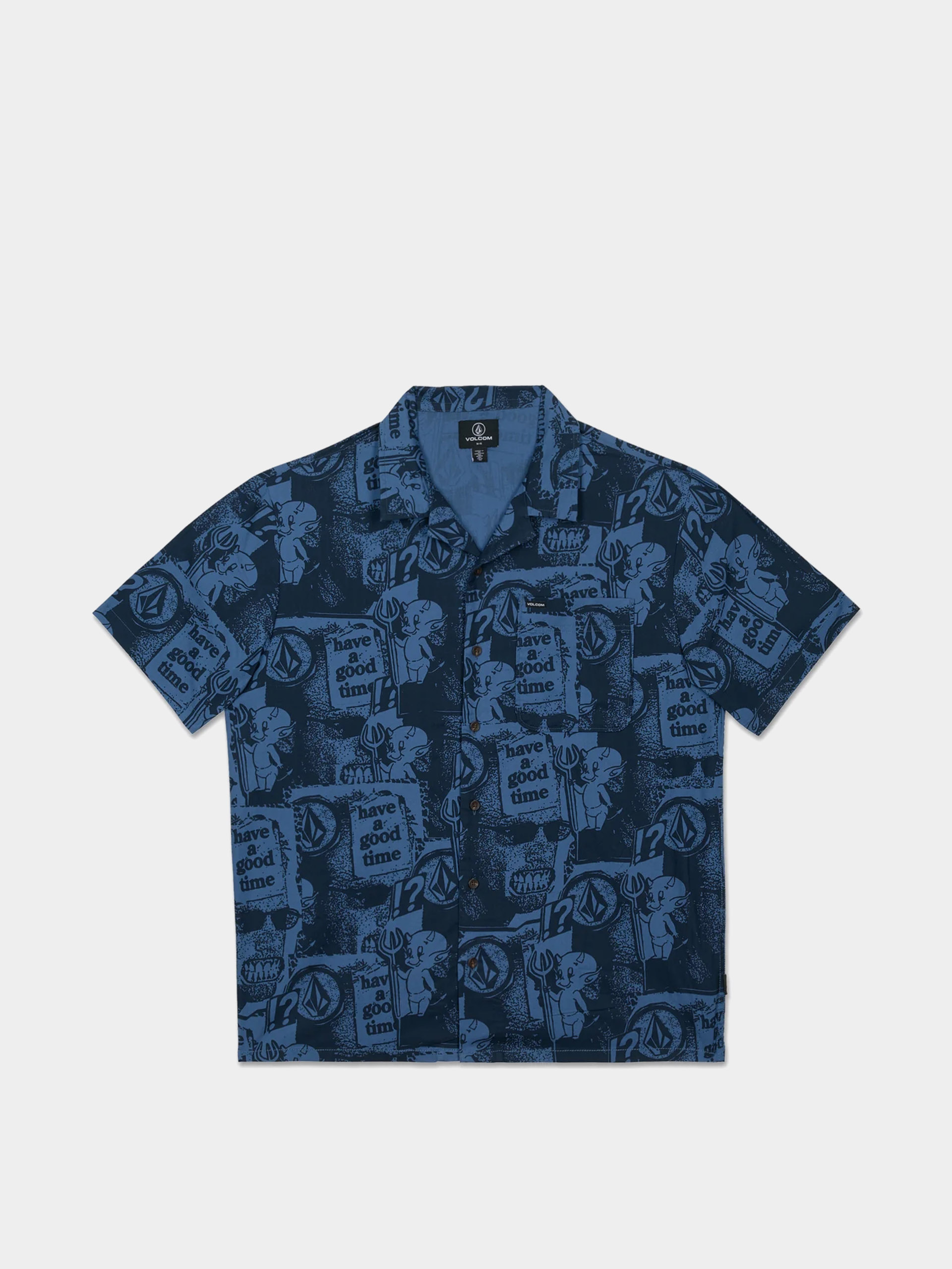Košeľa Volcom Hoboken (blueberry)