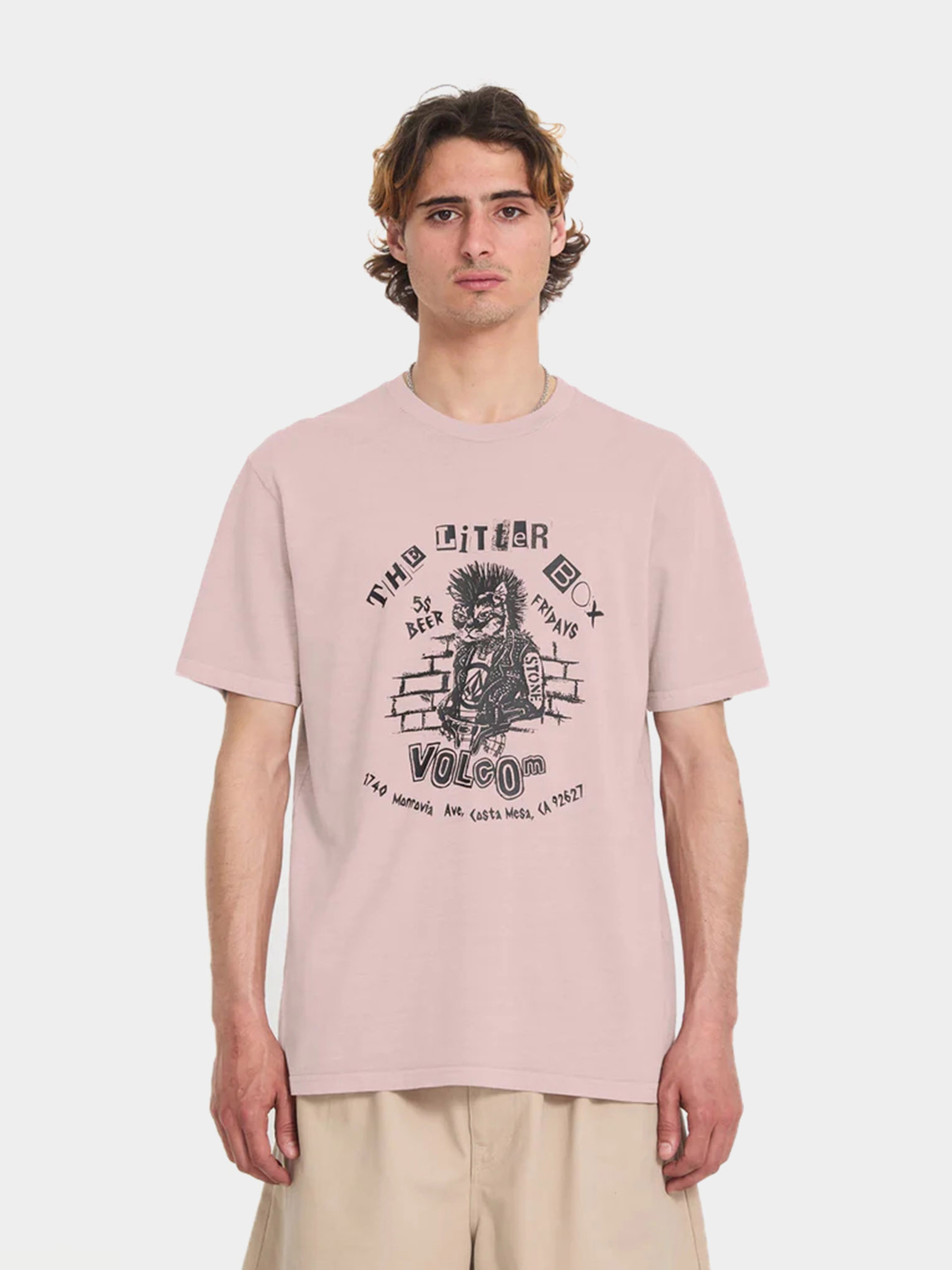 Tričko Volcom Punkat Pw (bark brown)