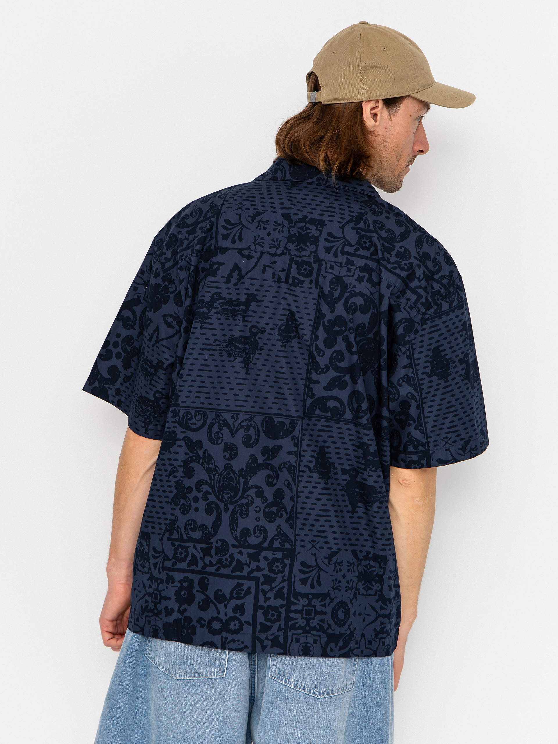 Košeľa Carhartt WIP Vestige (vestige/blue)