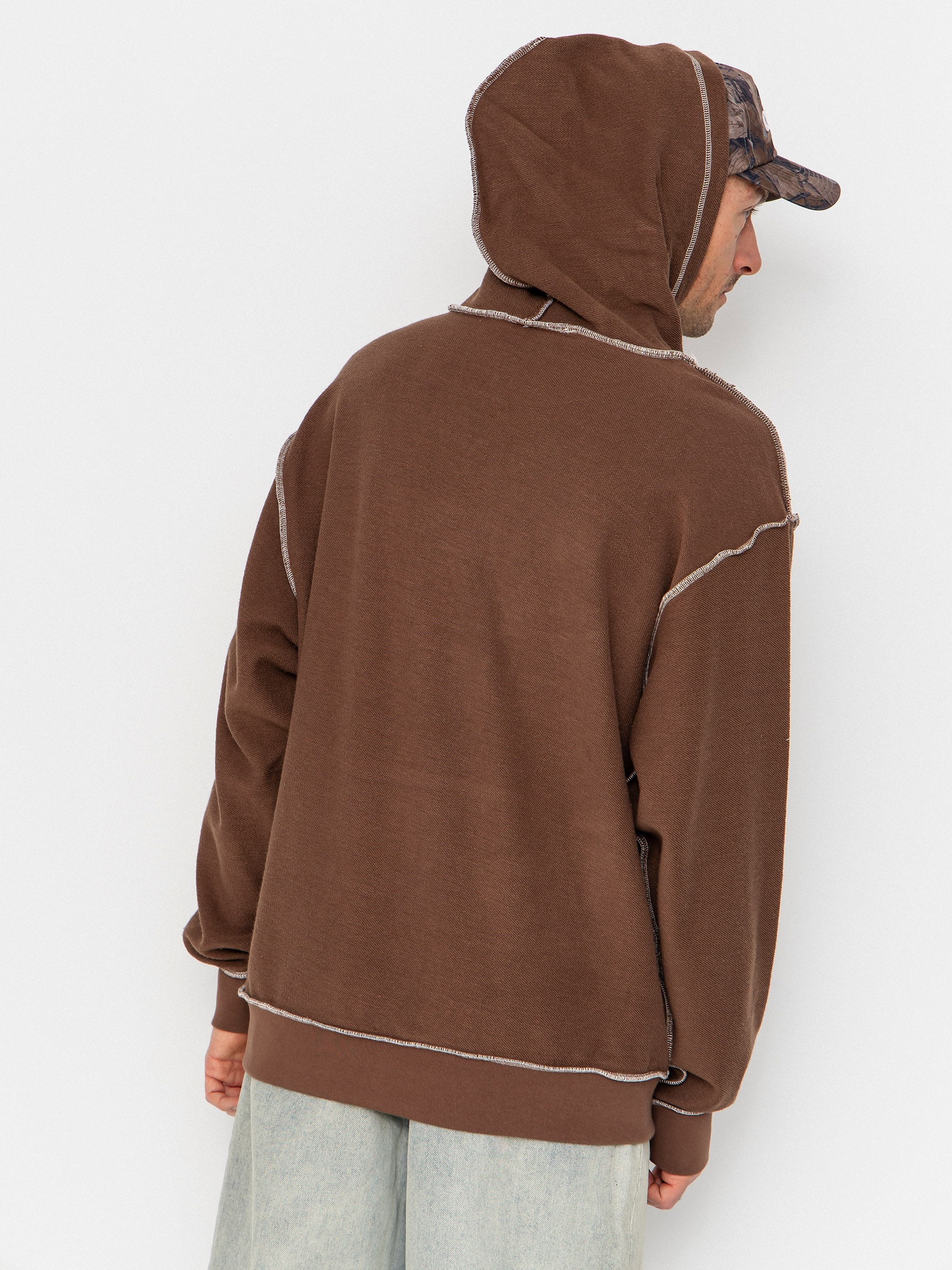 Mikina s kapucňou RipNDip Overdrive HD (brown)