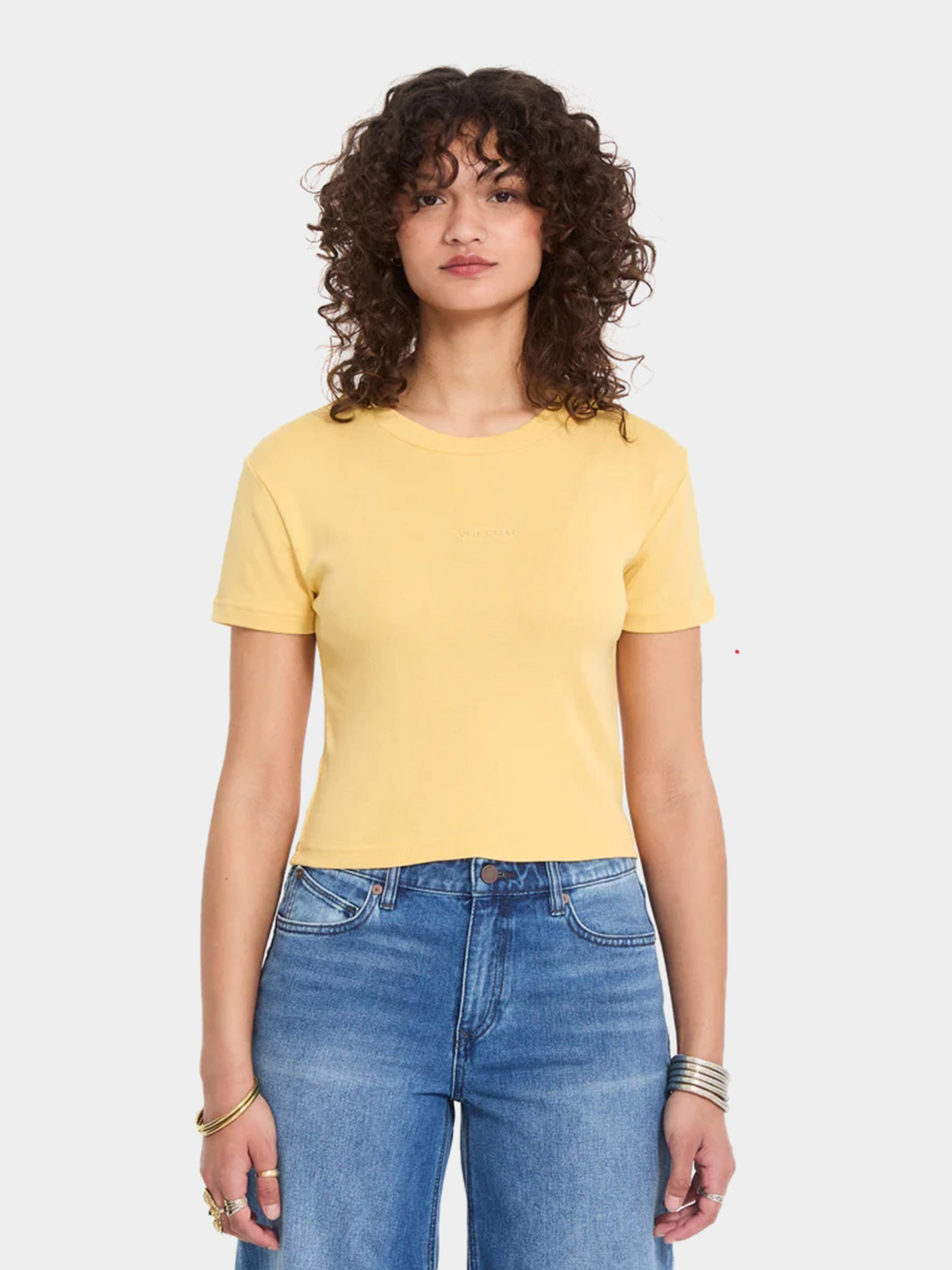 Triu010dko Volcom Volcomstone Tight Crop Wmn (sunburst)