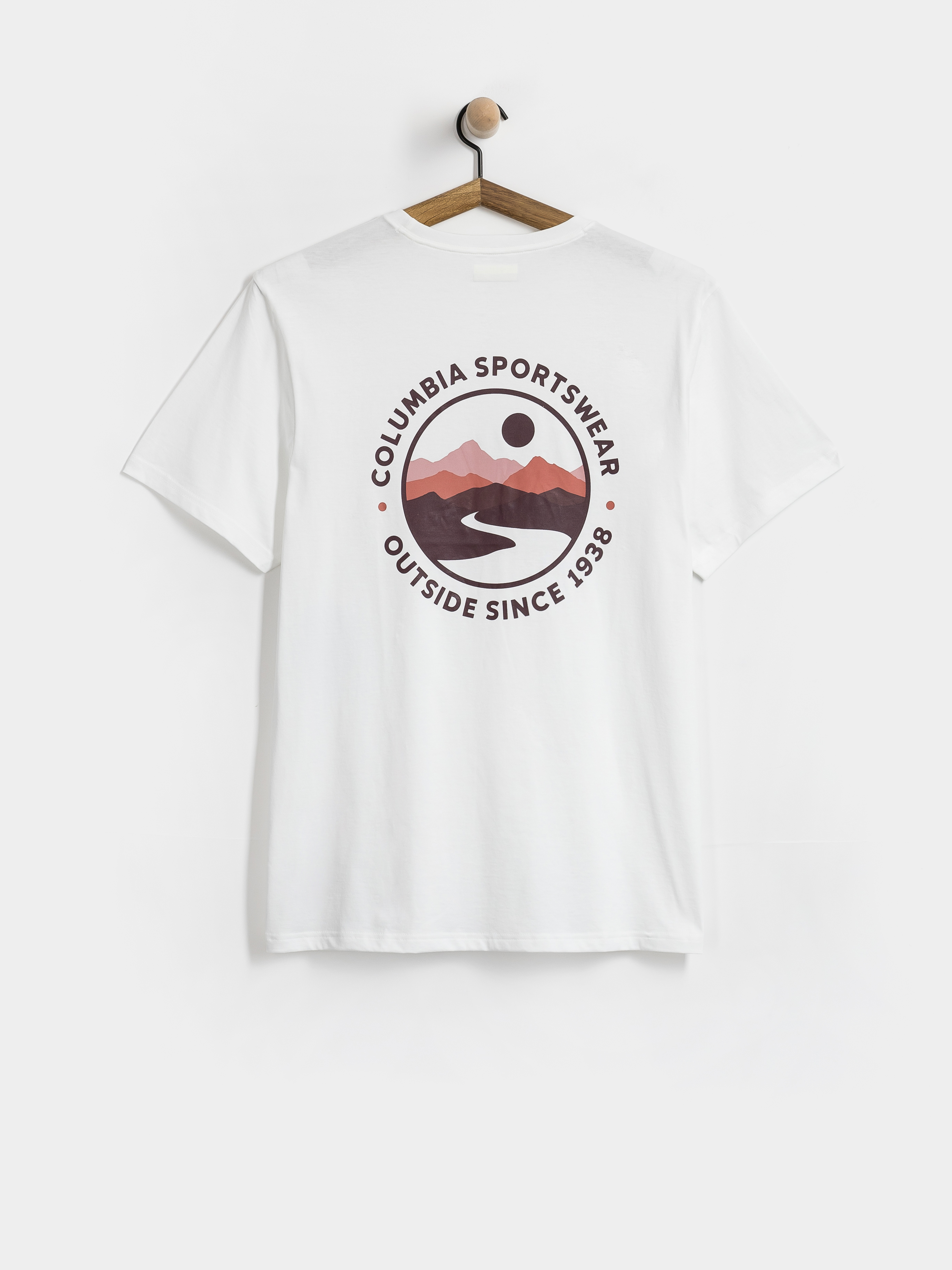 Tričko Columbia CSC Outdoor Back Graphic (white/scoped view)