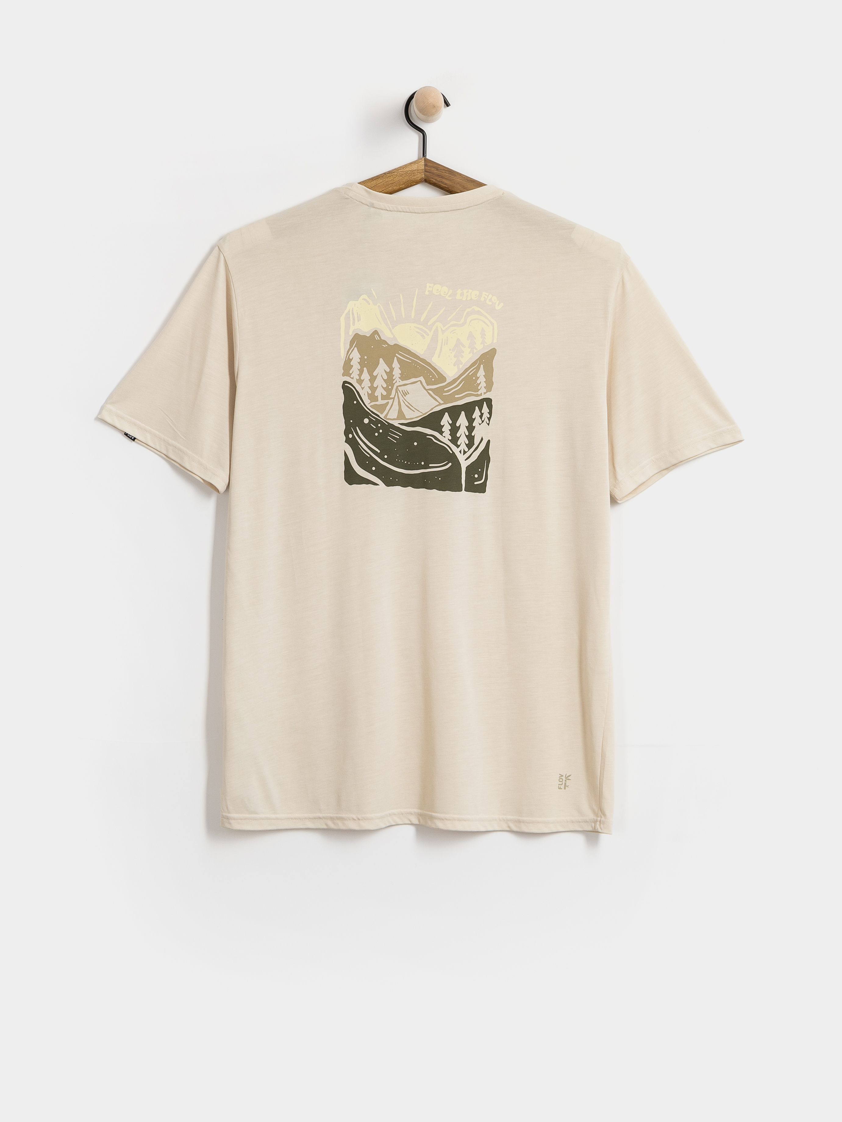 Tričko FLOV Timberon (beige/olive)