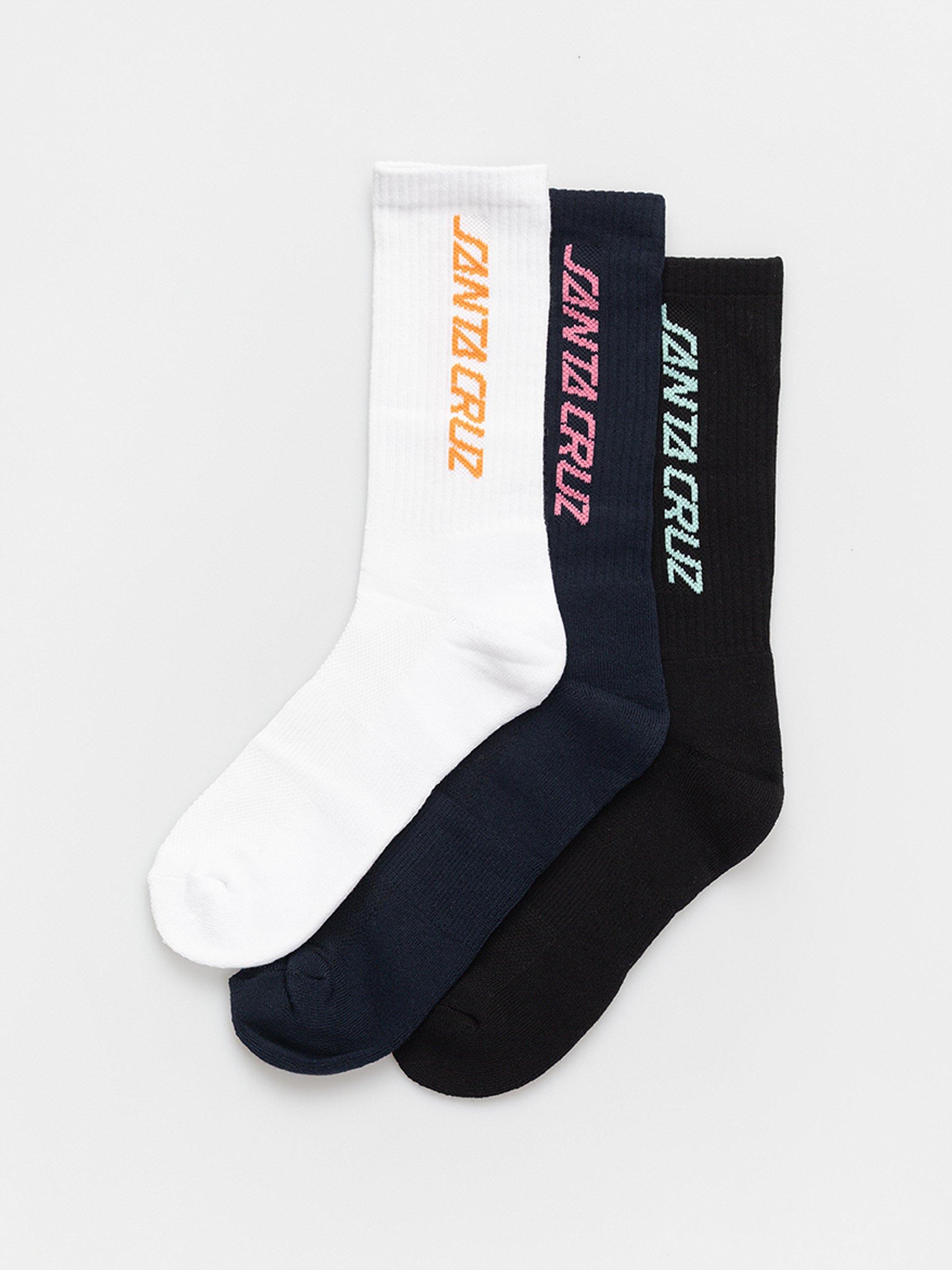 Ponožky Santa Cruz Strips 3pk (assorted sp26)